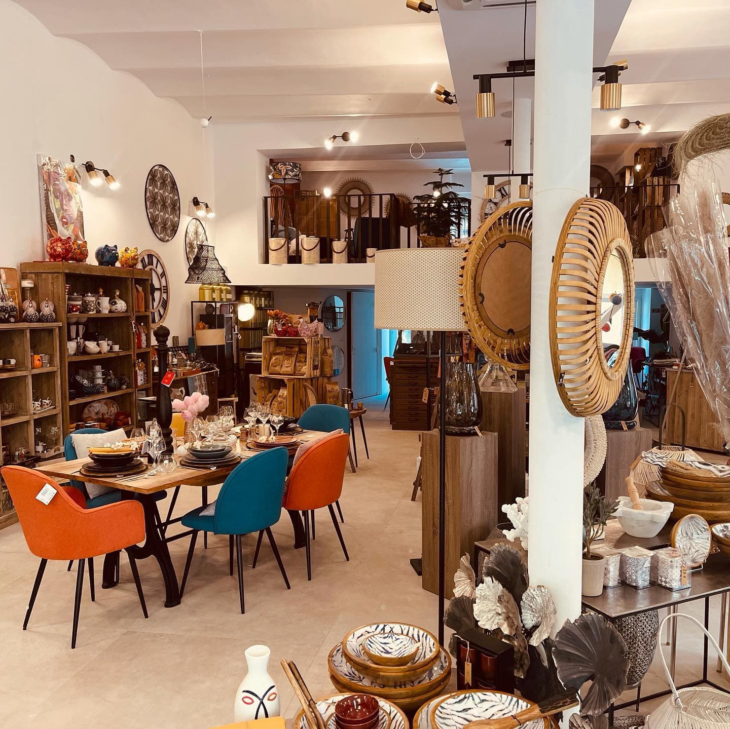 Intérieur de la boutique