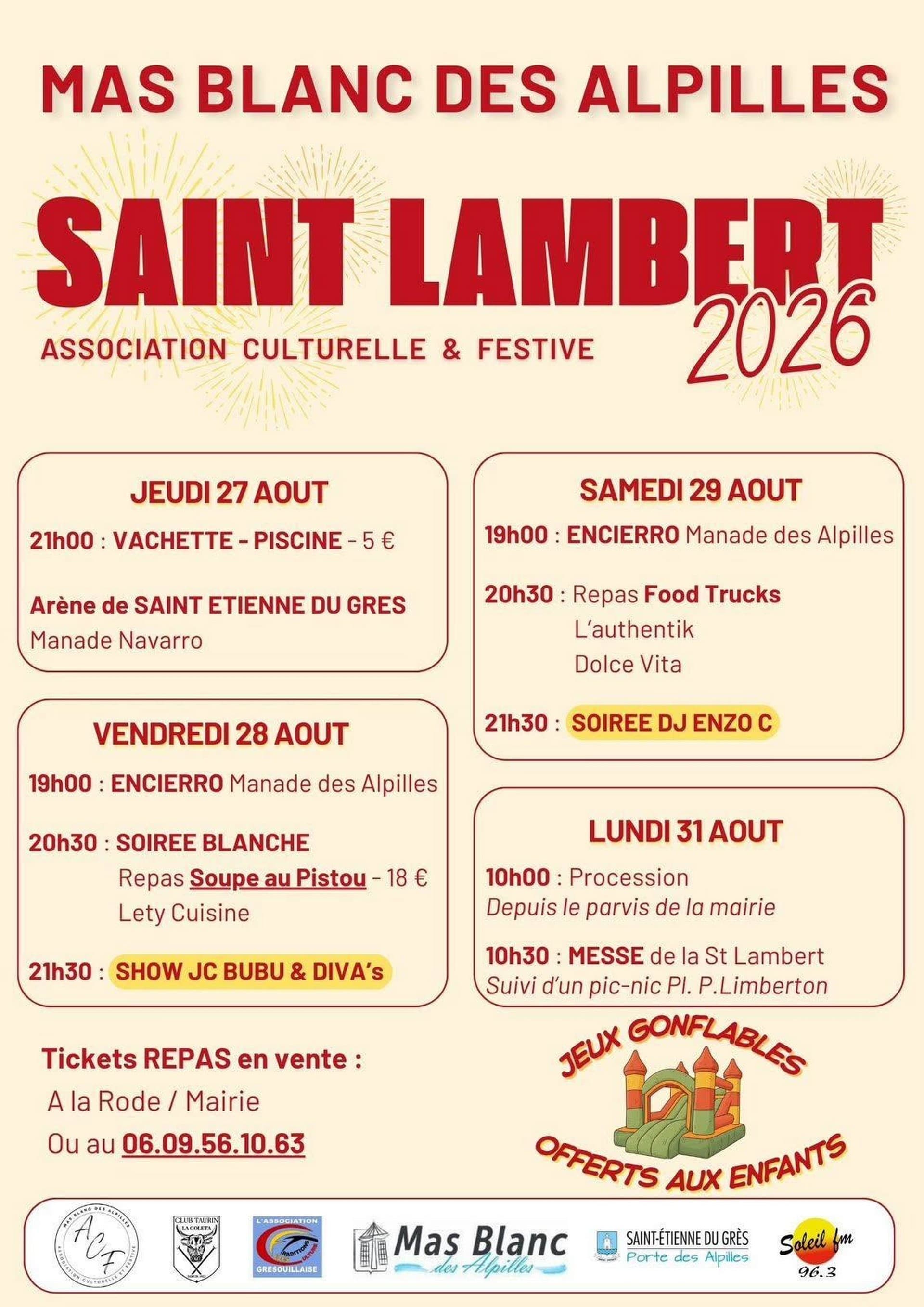 Fête de la Saint Lambert à Mas Blanc les Alpilles_Mas-Blanc-des-Alpilles