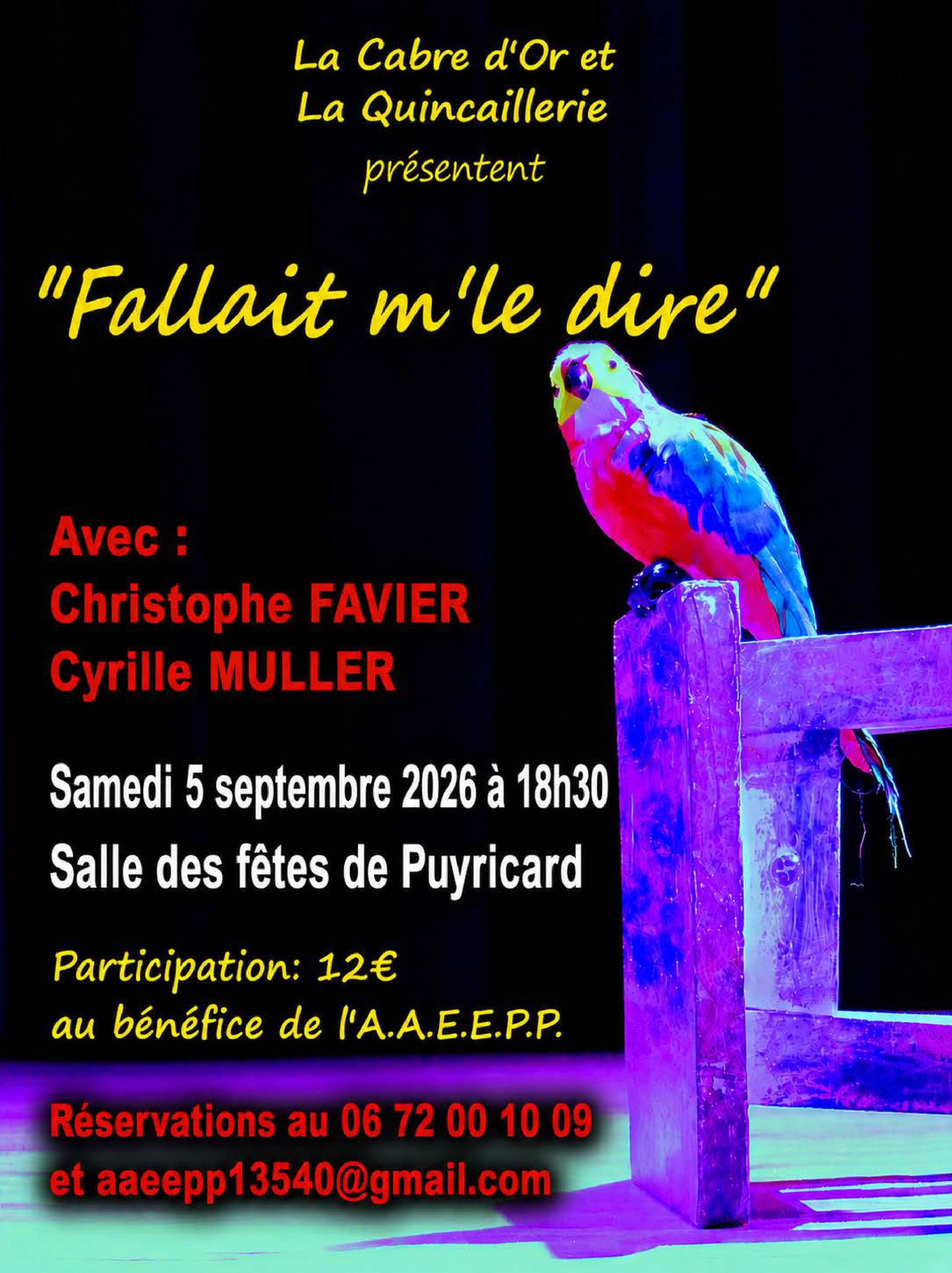 "Fallait m'le dire"