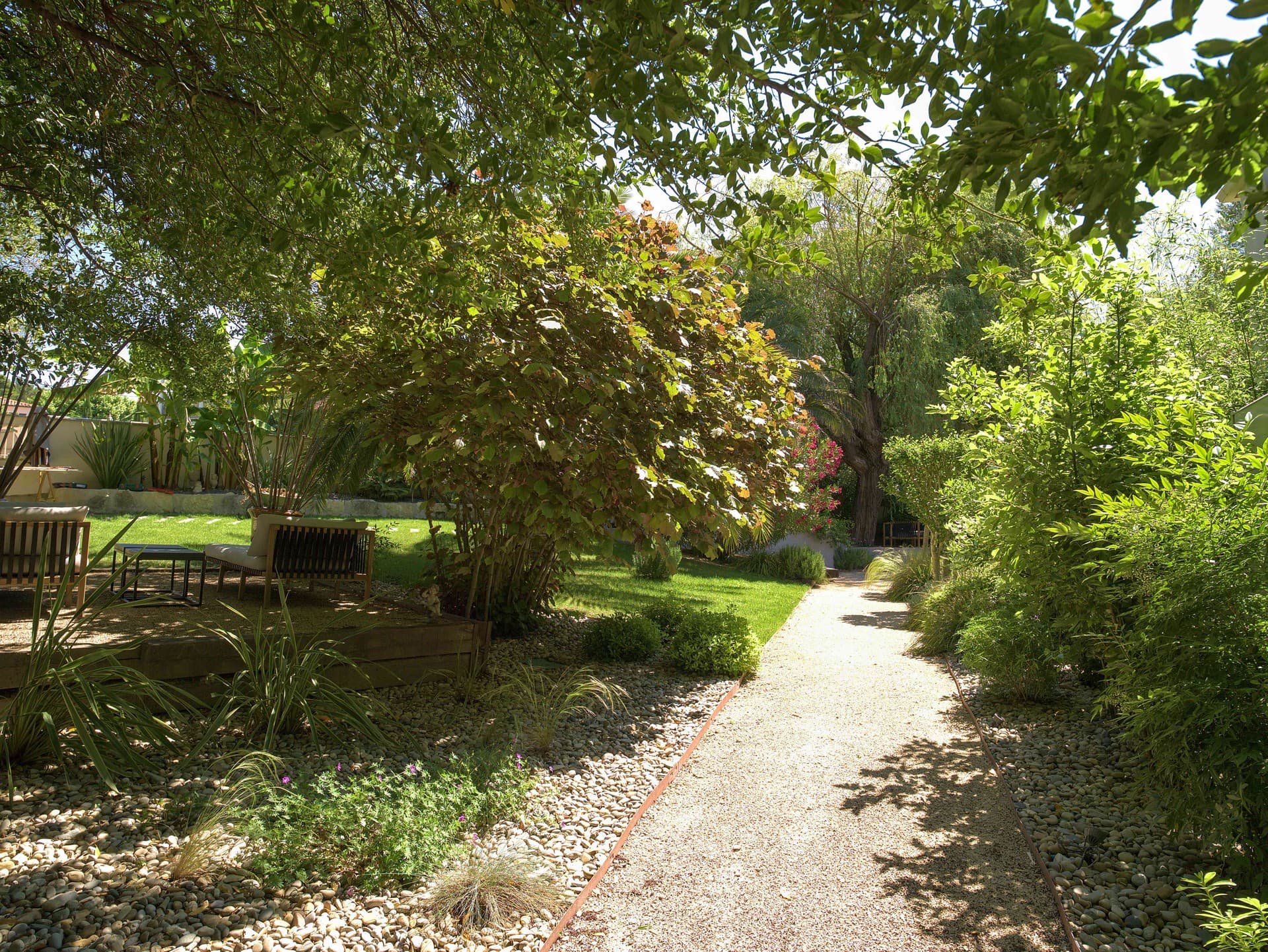 Hotel l'Amandière jardin
