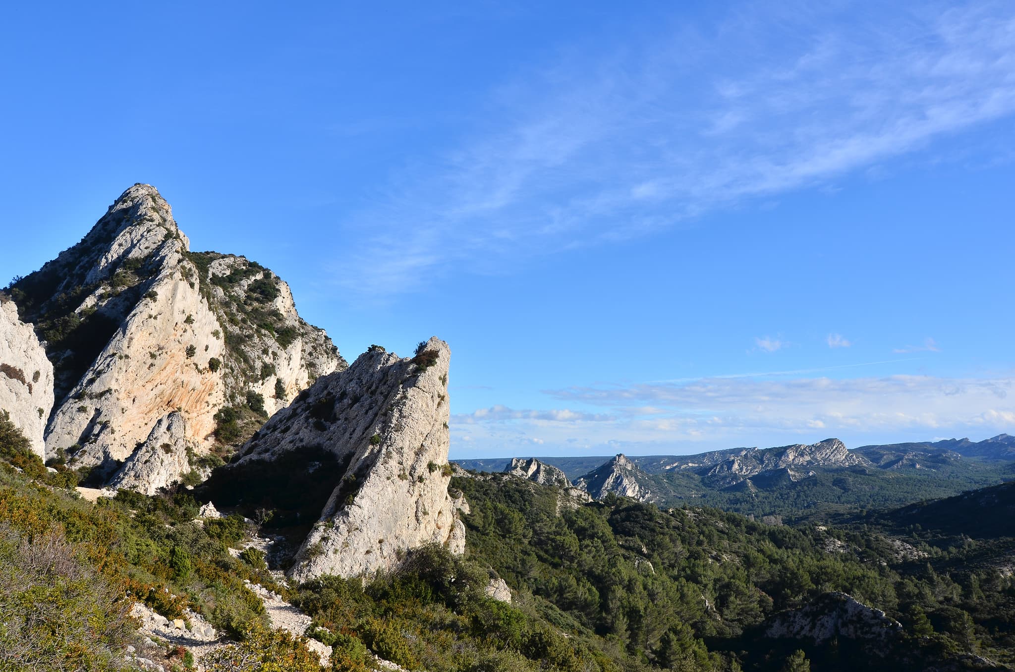 Randonnée pédestre : Les crêtes de Romanin_Saint-Rémy-de-Provence