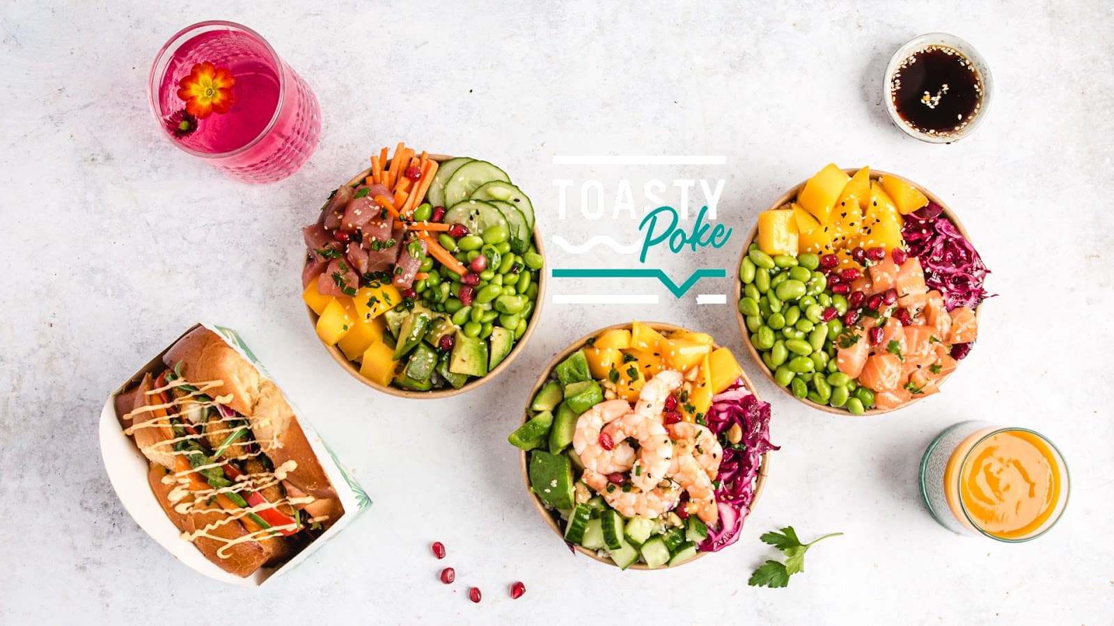 Formules disponibles midi et soir ! Poké saumon, crevettes ou végétarien !