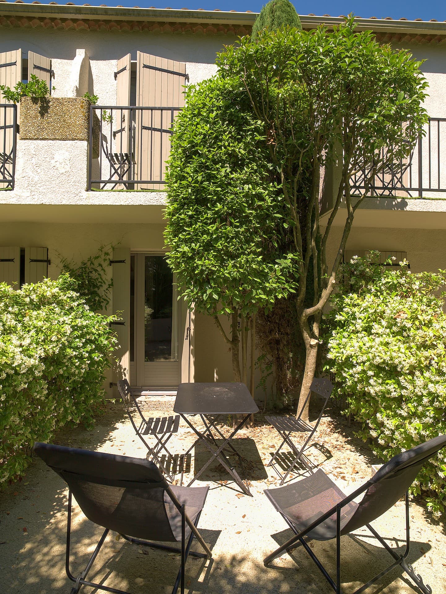 Hotel l'Amandière terrasse
