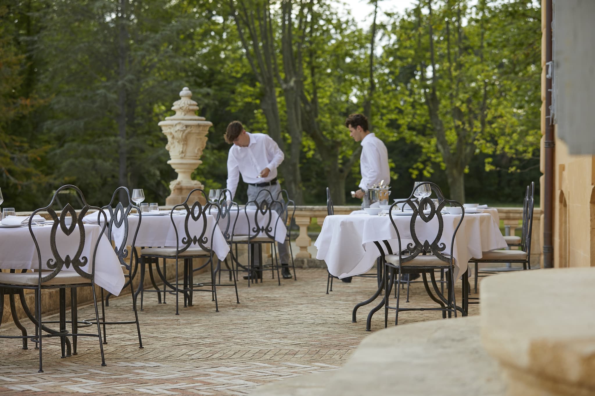 Dîner sur la terrasse du Château