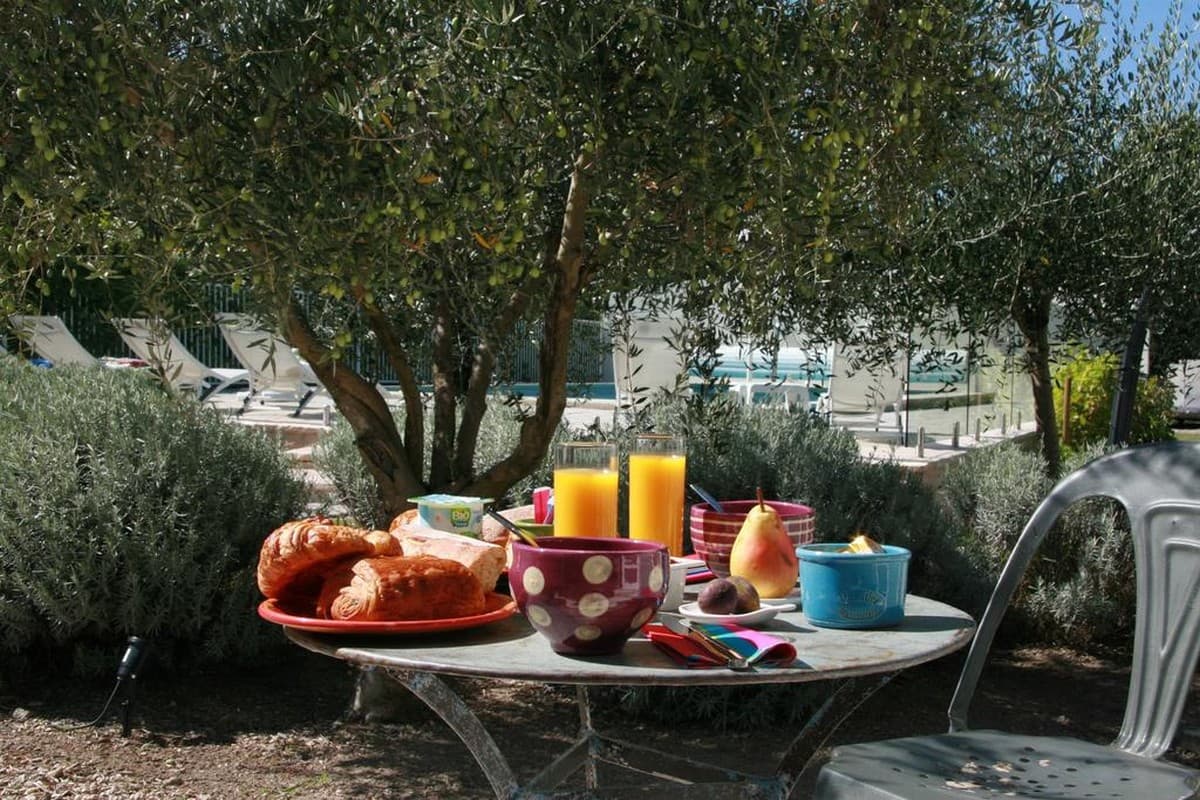 Au Mas de l'Estello petit déjeuner