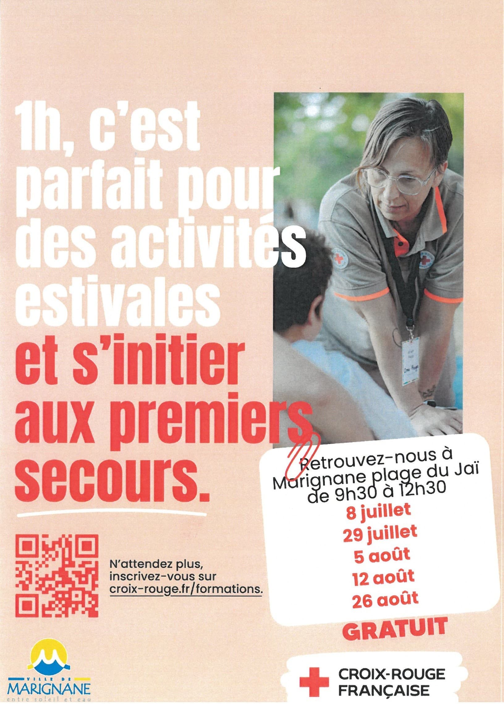 L'été qui sauve ! Initiations aux gestes de premiers secours