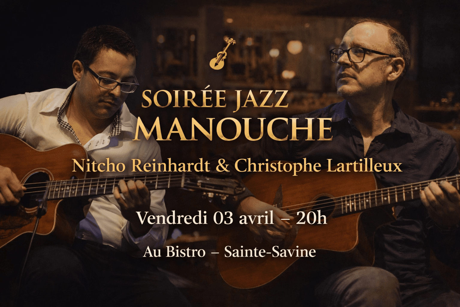 Dîner Concert Jazz Manouche au Bistro_Sainte-Savine