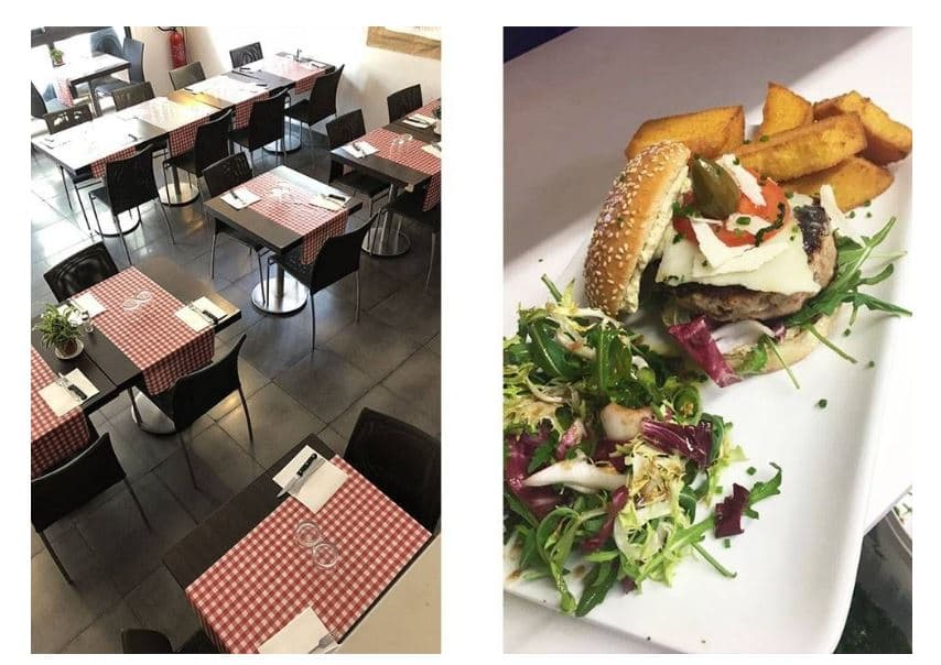 Restaurant Sur 1 nappe à carreaux Marseille
