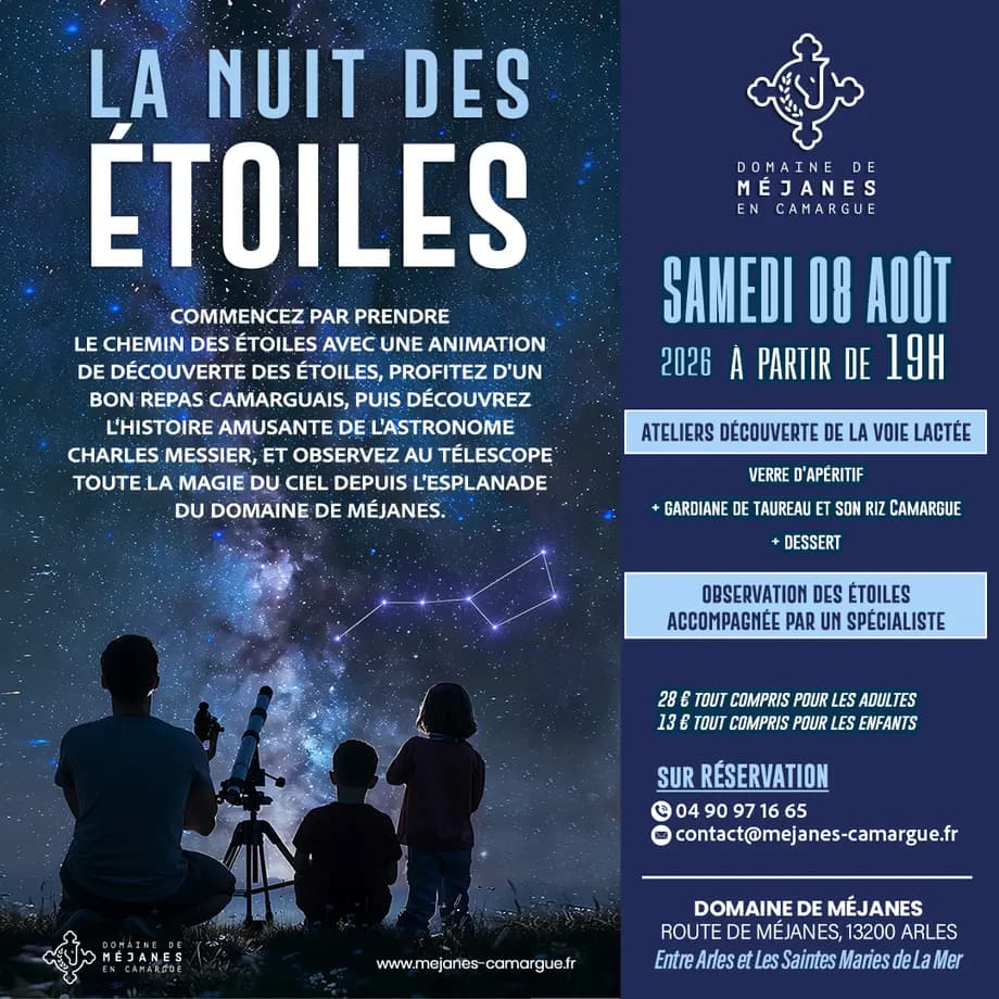 La Nuit des Etoiles au Domaine de Méjanes_Saintes-Maries-de-la-Mer