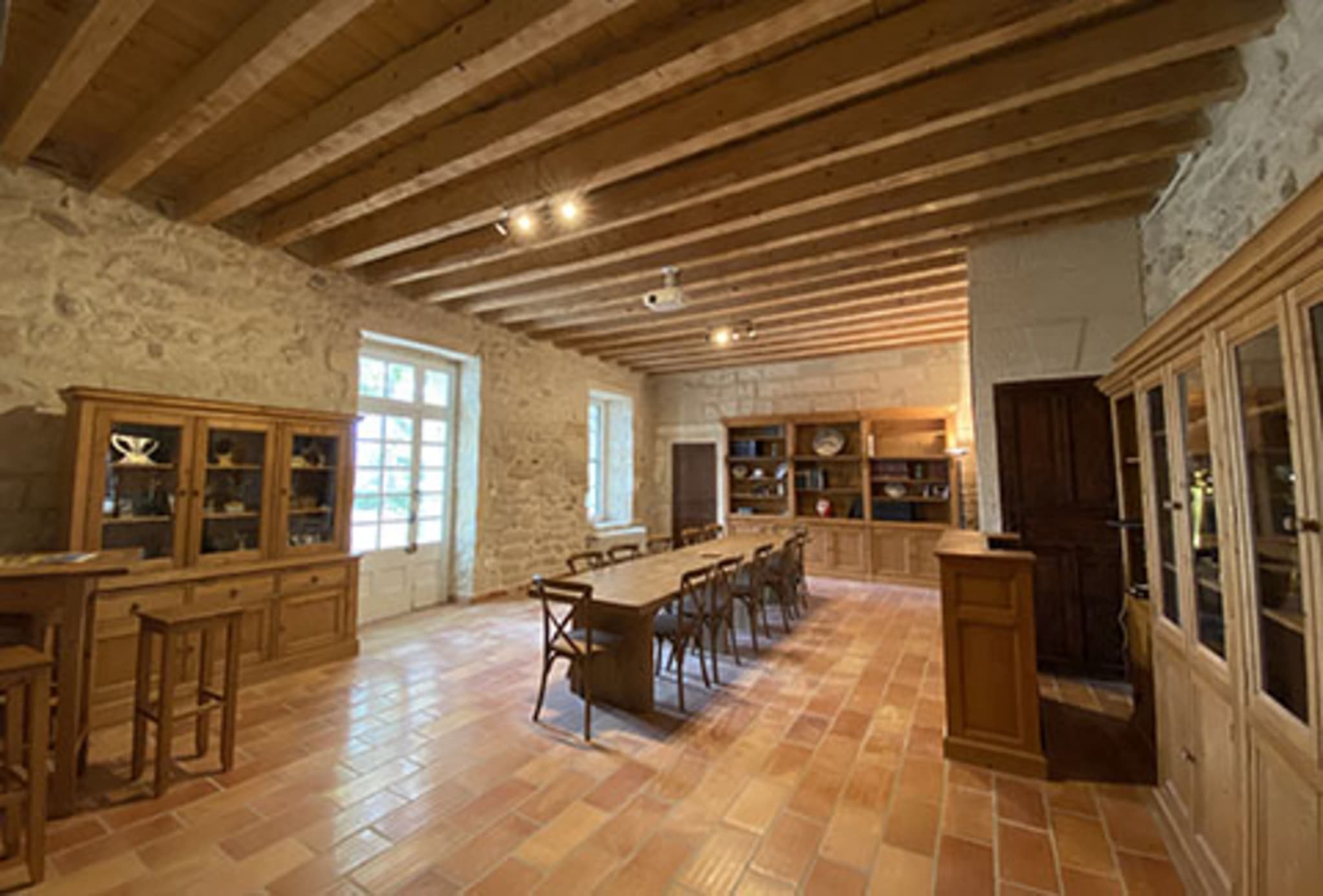 la salle de réception du Chateau