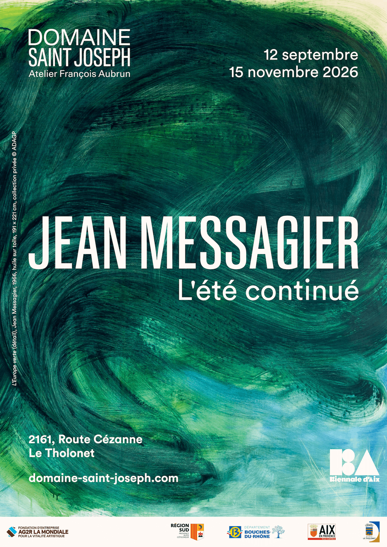 Exposition - Jean Messagier, l'été continué_Le Tholonet