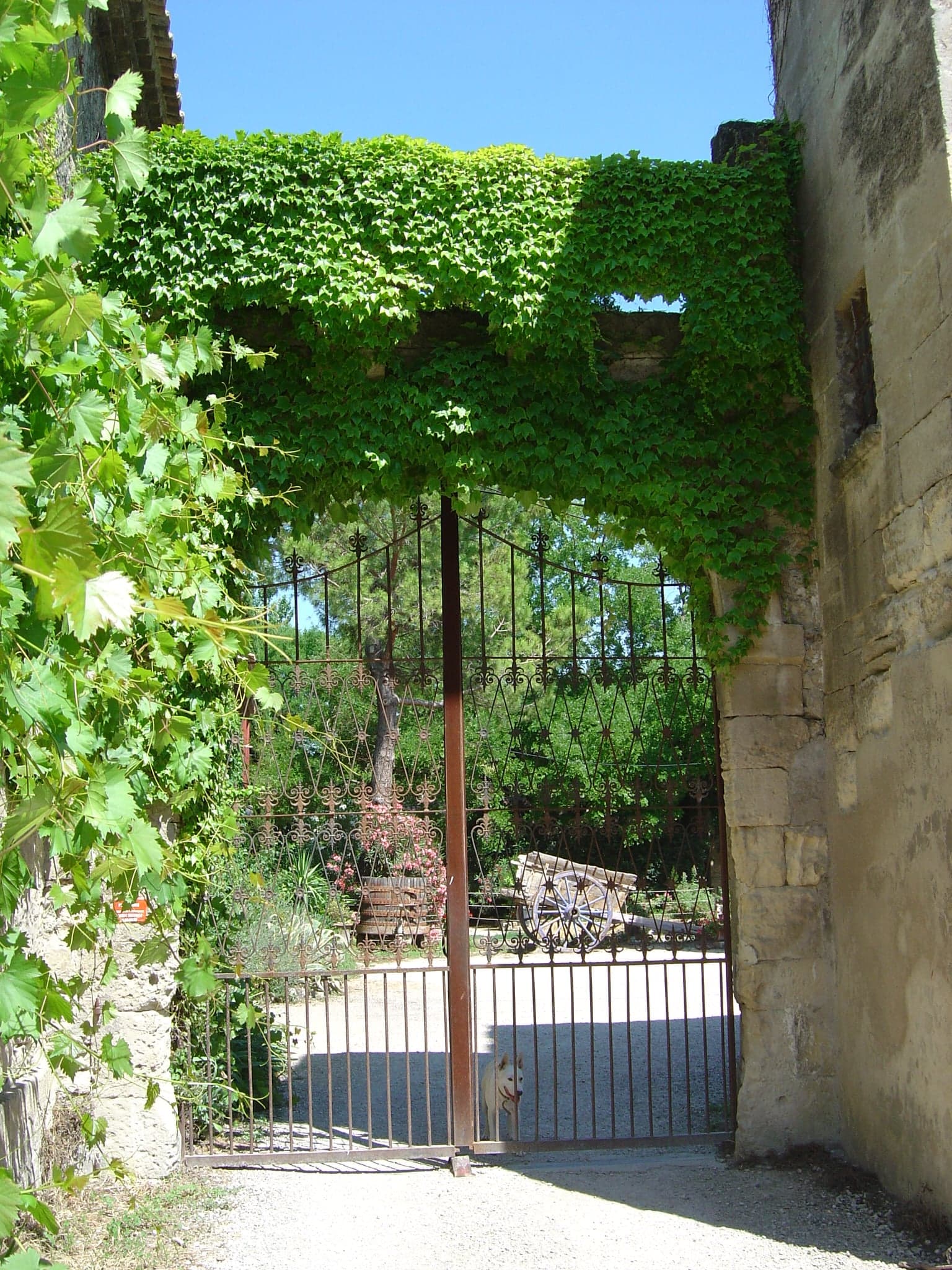 Entrée Domaine de Lansac
