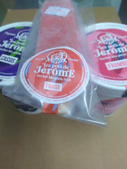 les sorbets !