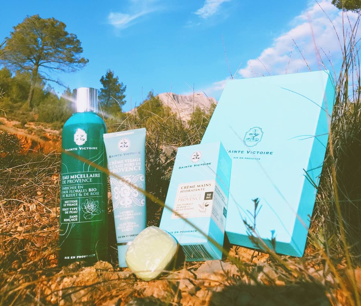 Gamme de produits cosmétiques