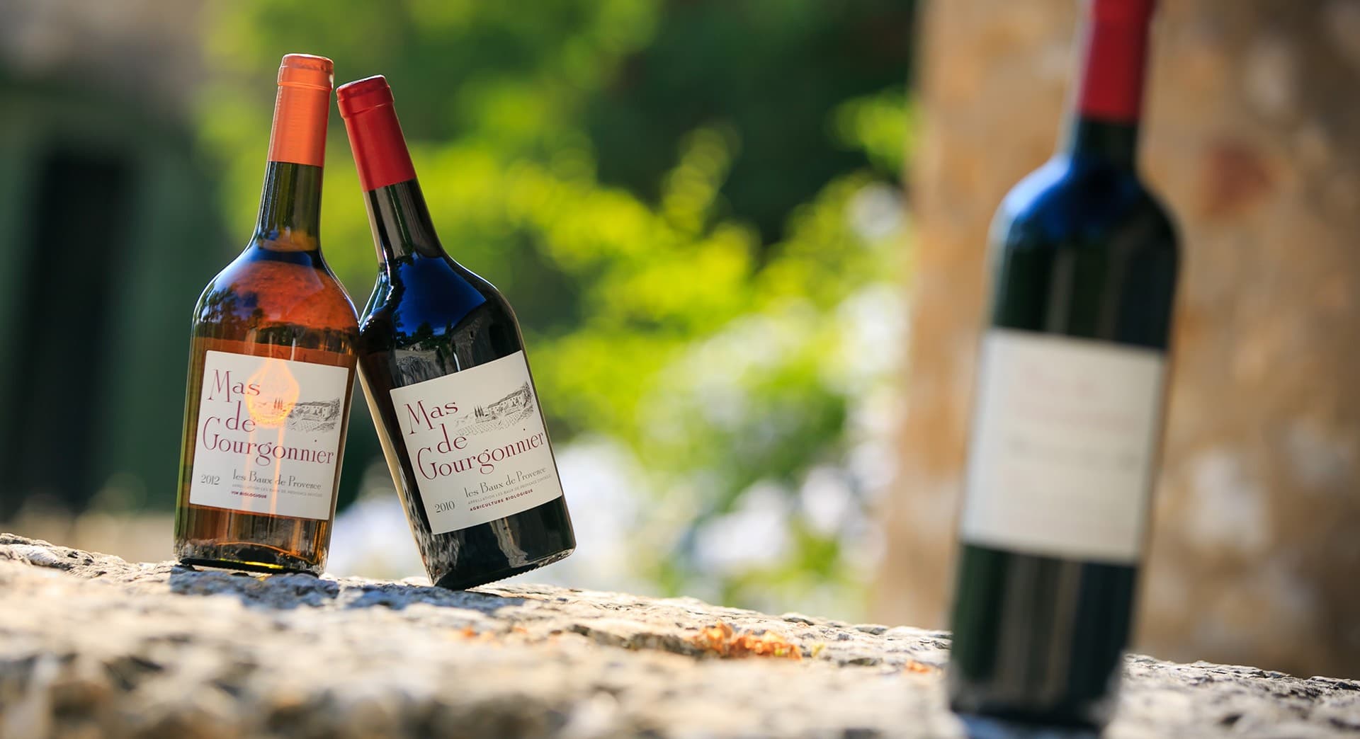 Mas de Gourgonnier_Mouriès_bouteilles