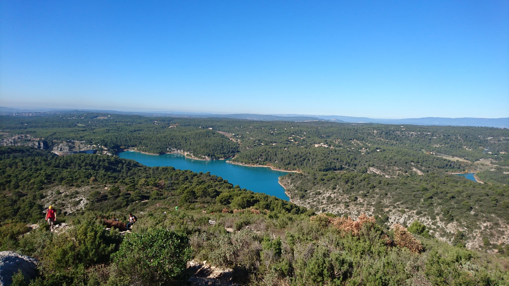 Lac de Bimont vue de la montagne