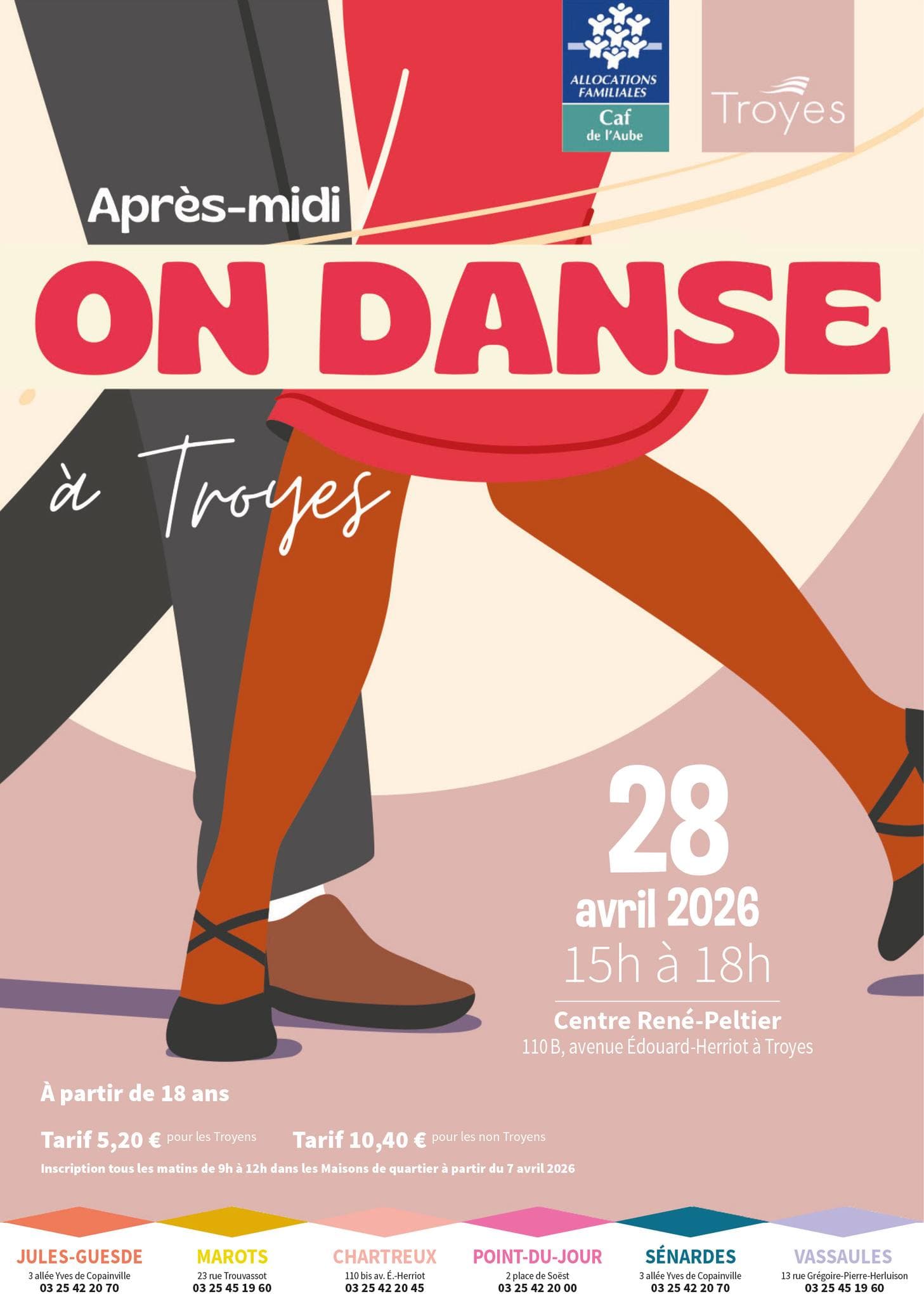 Affiche thé dansant