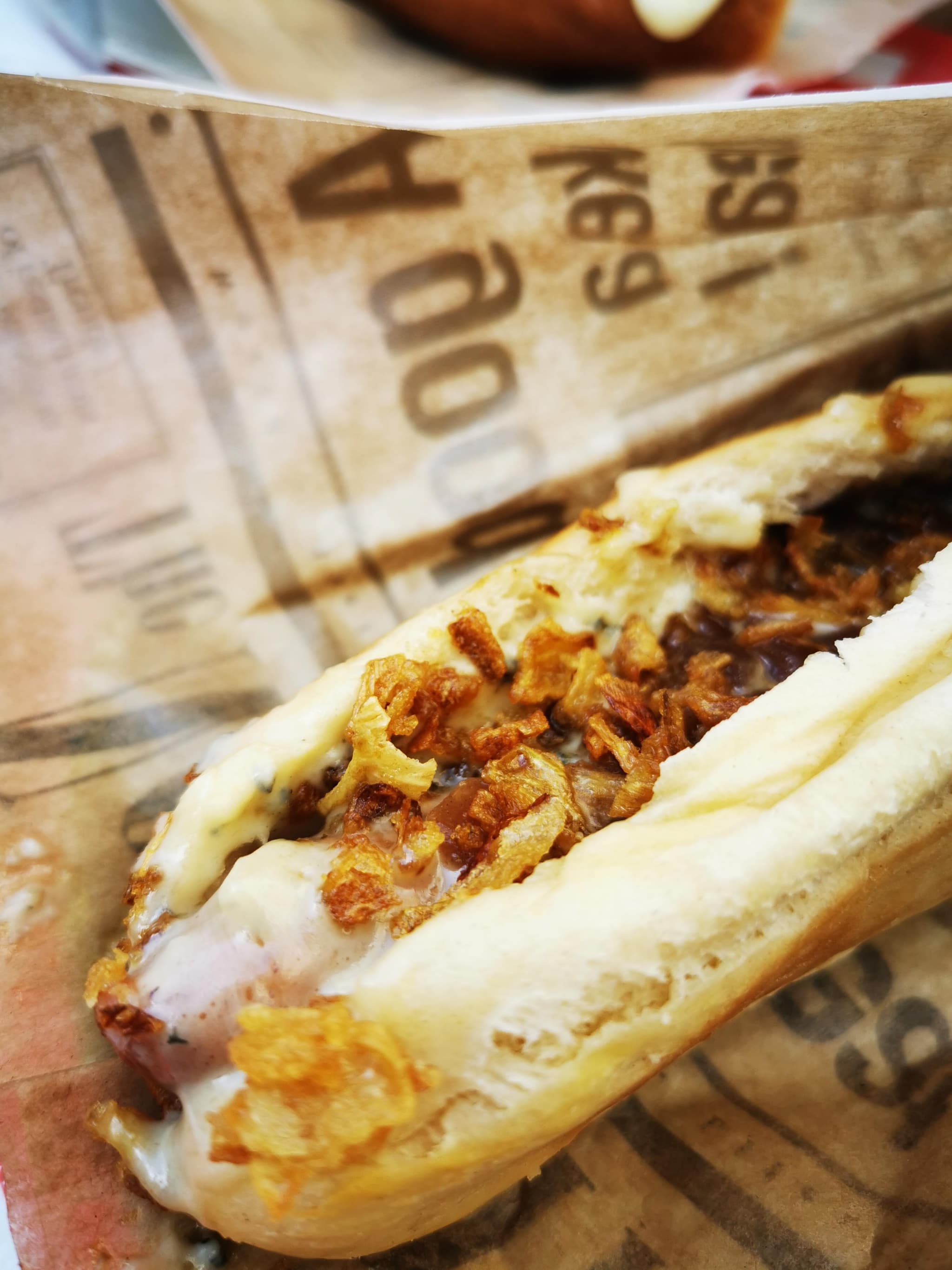 Hot-dog Fourme d'Ambert