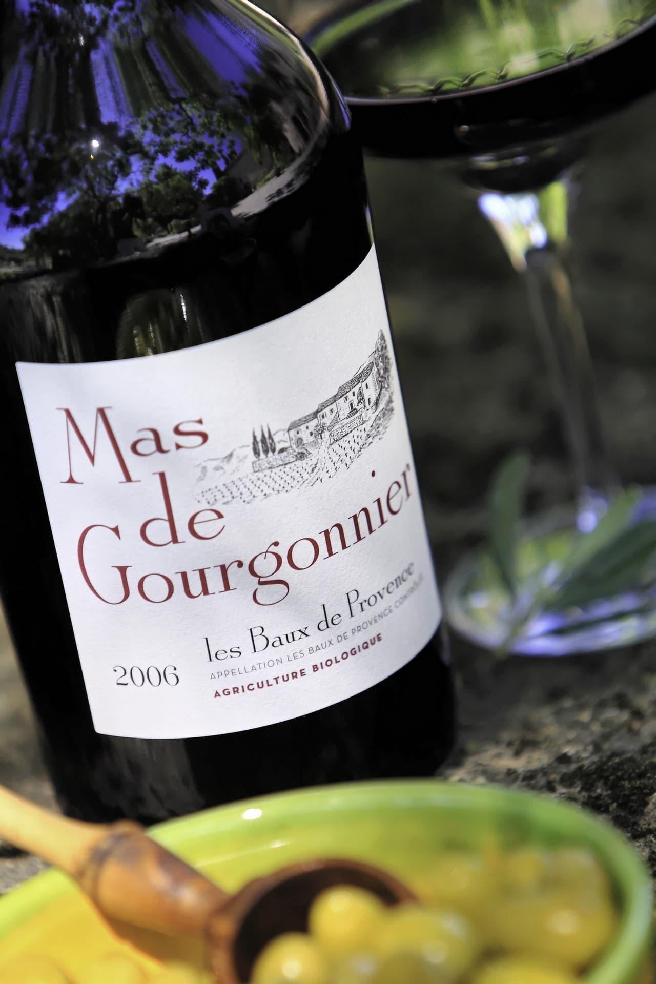 Mas de Gourgonnier_Mouriès_bouteille