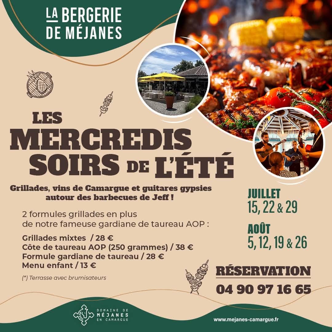 Les Mercredis Soir de l'été à la Bergerie de Méjanes_Saintes-Maries-de-la-Mer