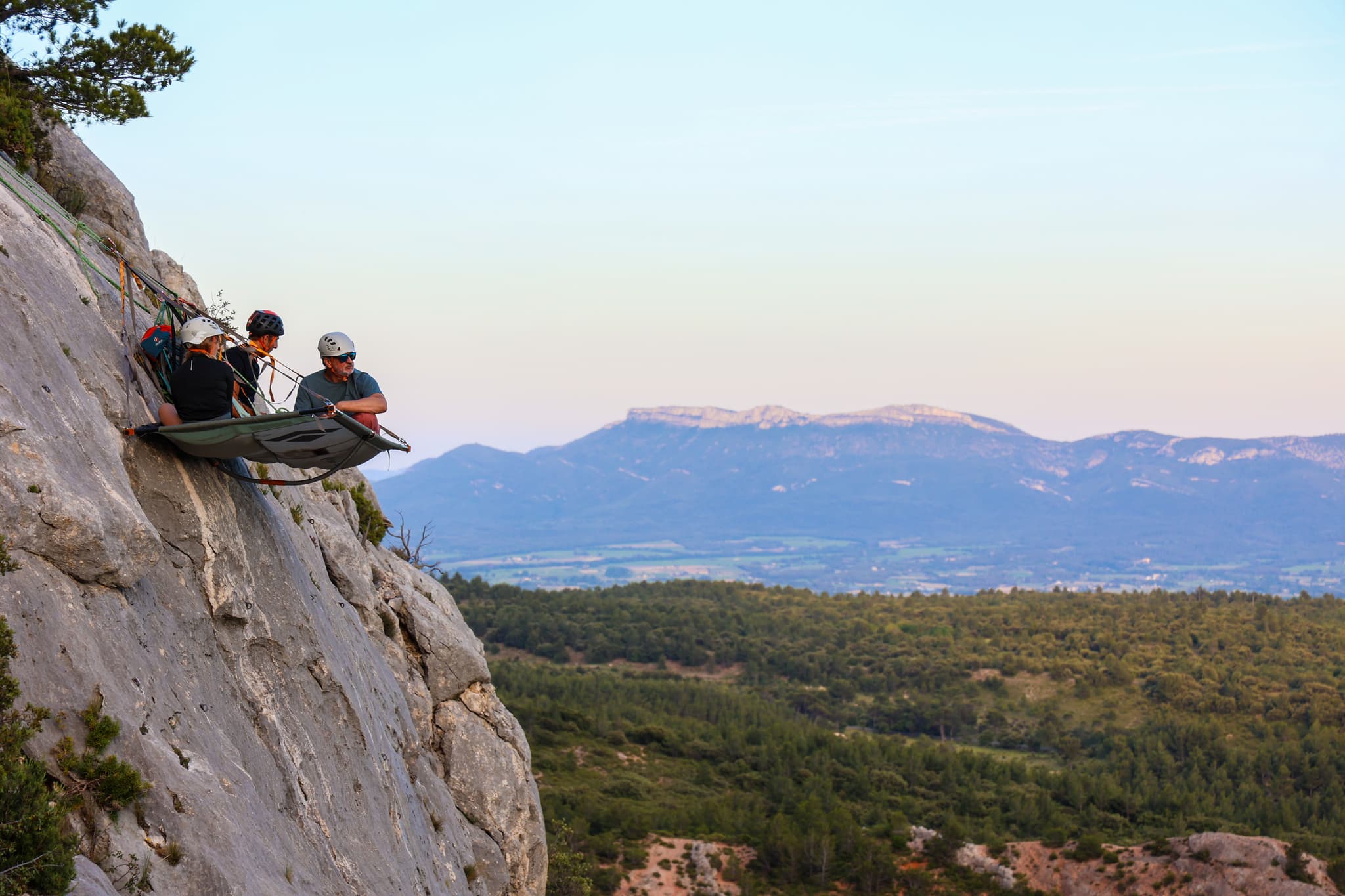 Soirée et nuit en portaledge