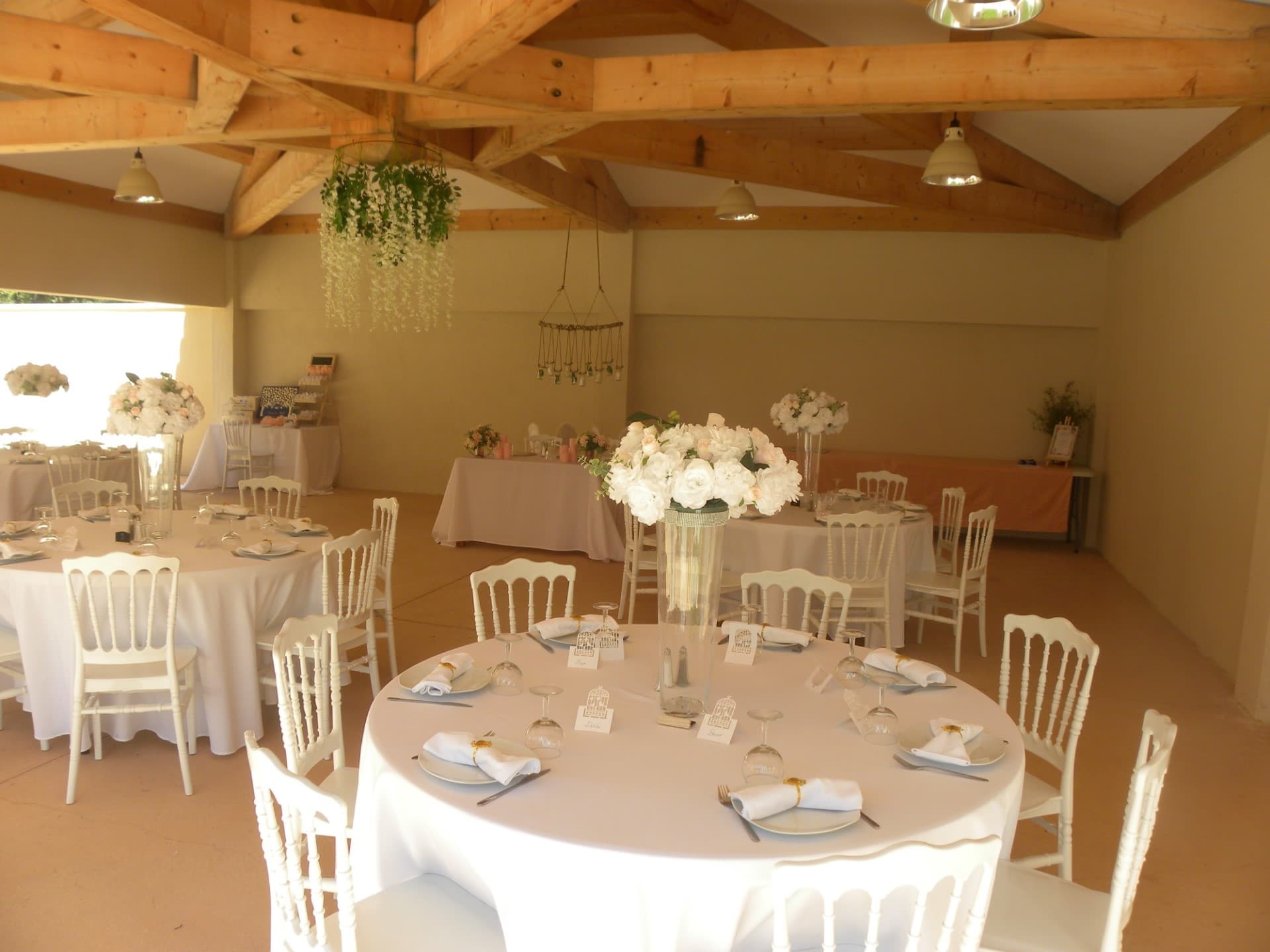 patio avec équipemenet