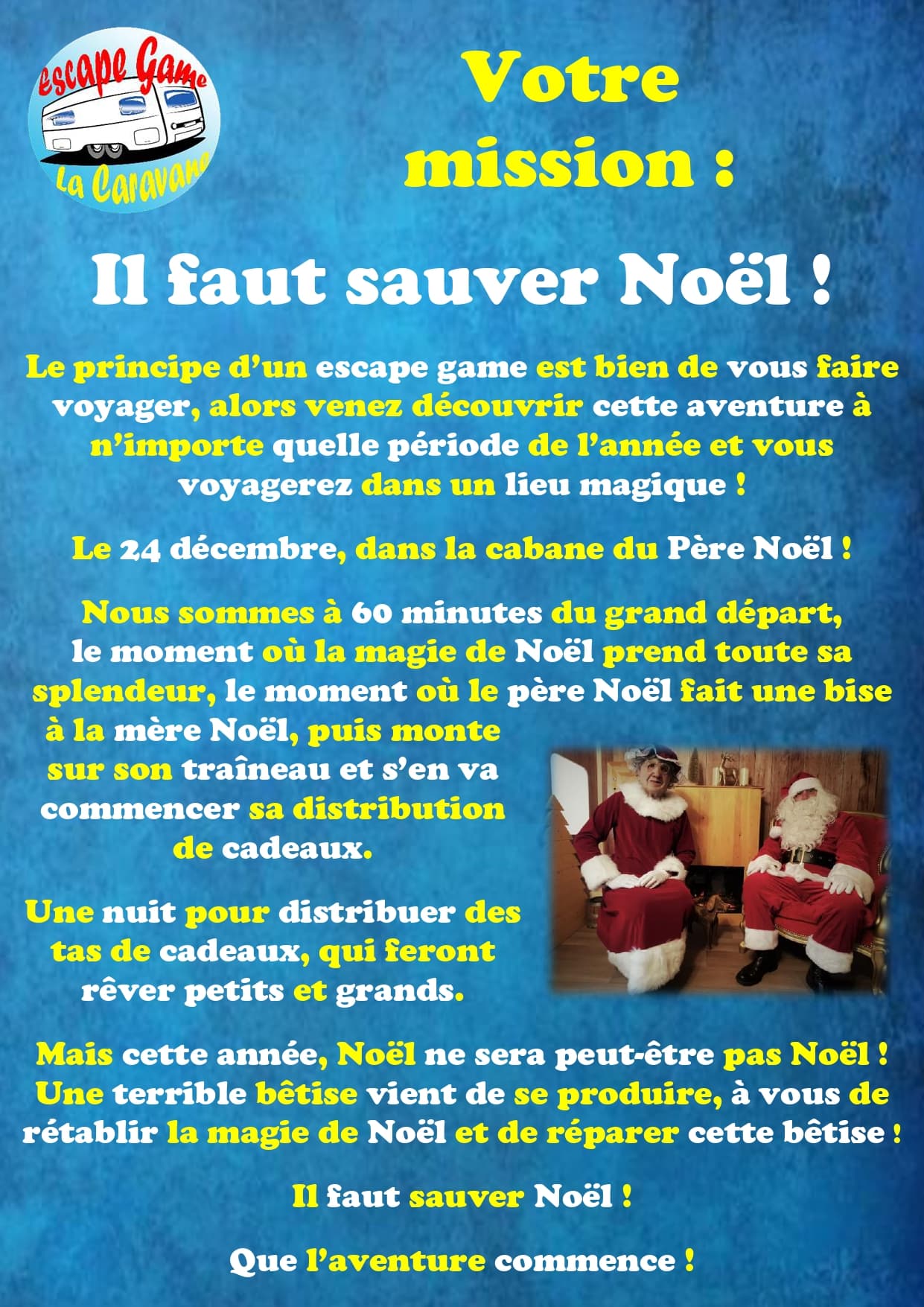 Aventure : Il faut sauver Noël