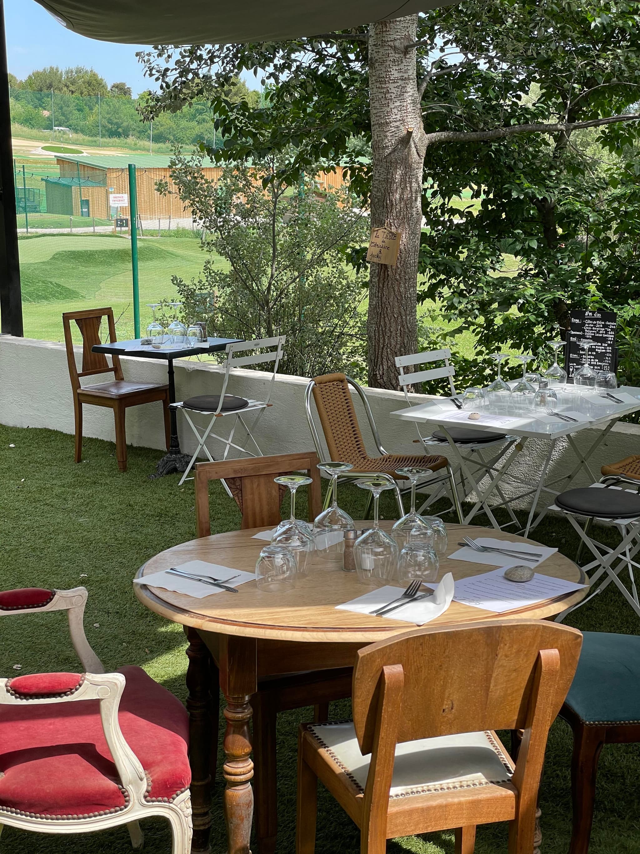 Terrasse restaurant le 19