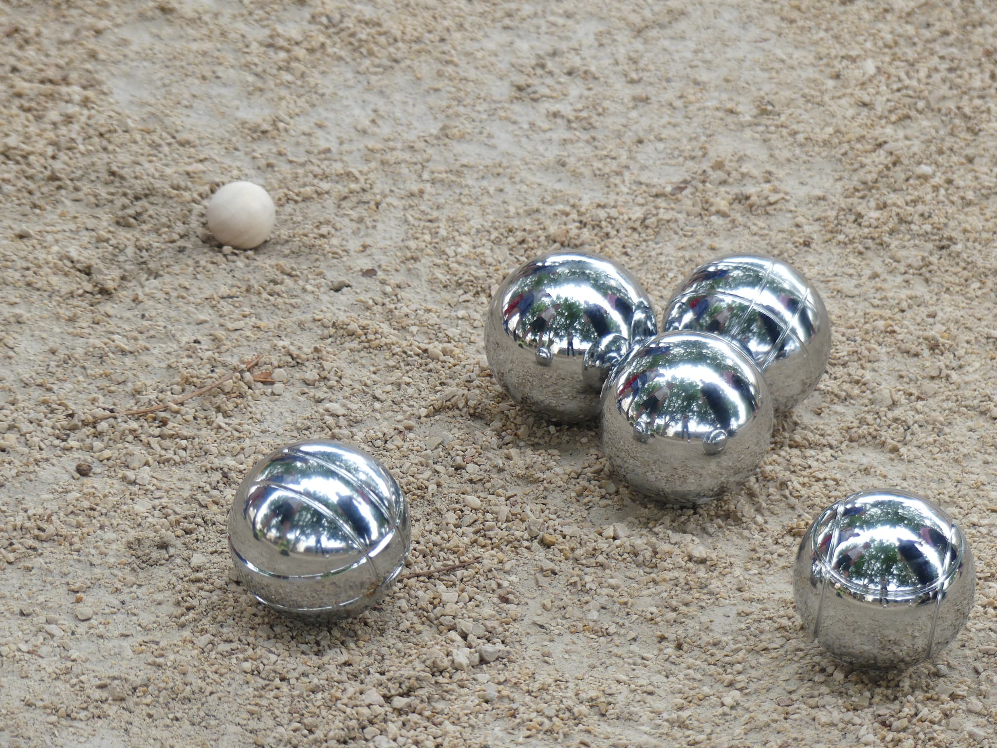 Partie de pétanque