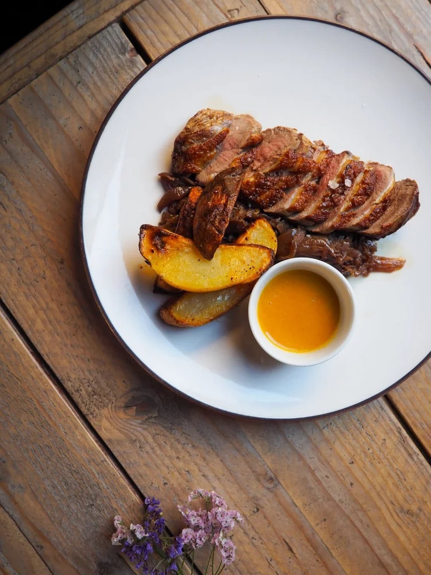 Restaurant Paulette Eygalières plat de viande