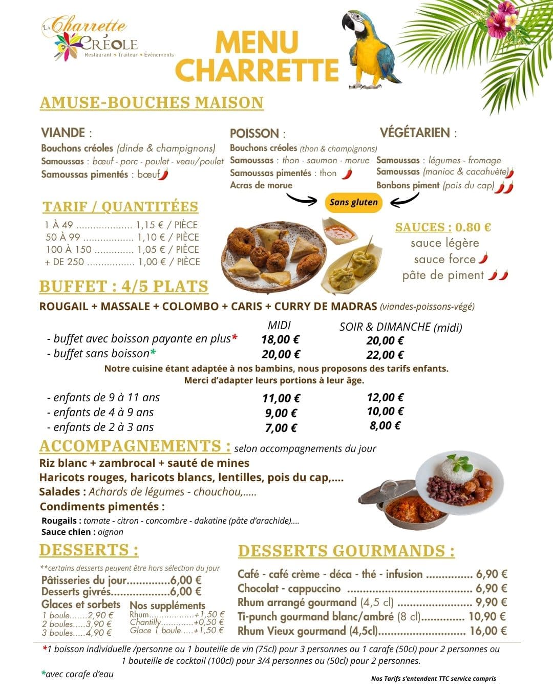 Menu plat