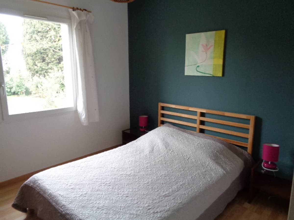 Gite paysan Les Fiolles chambre lit double