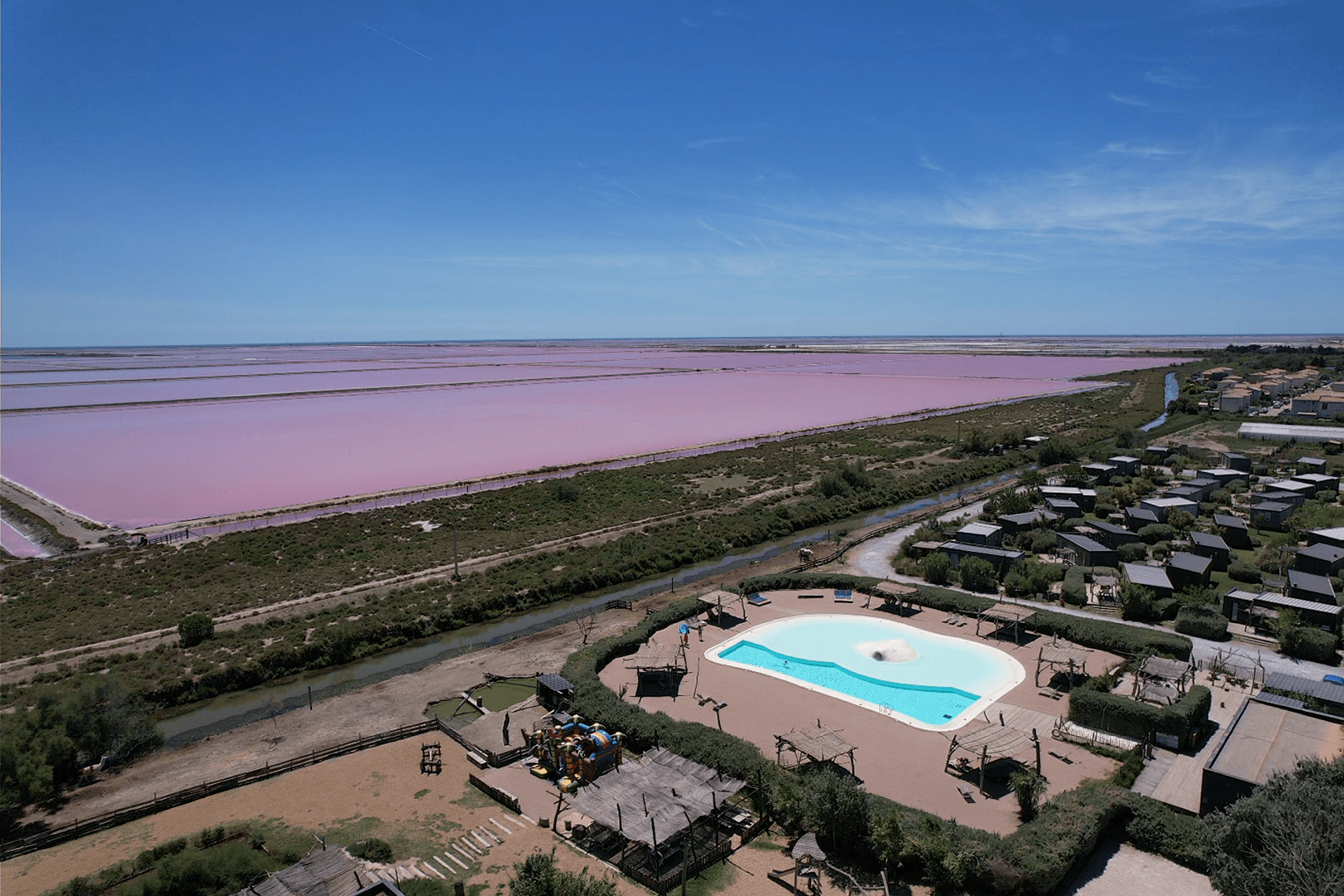 Camping vue salins