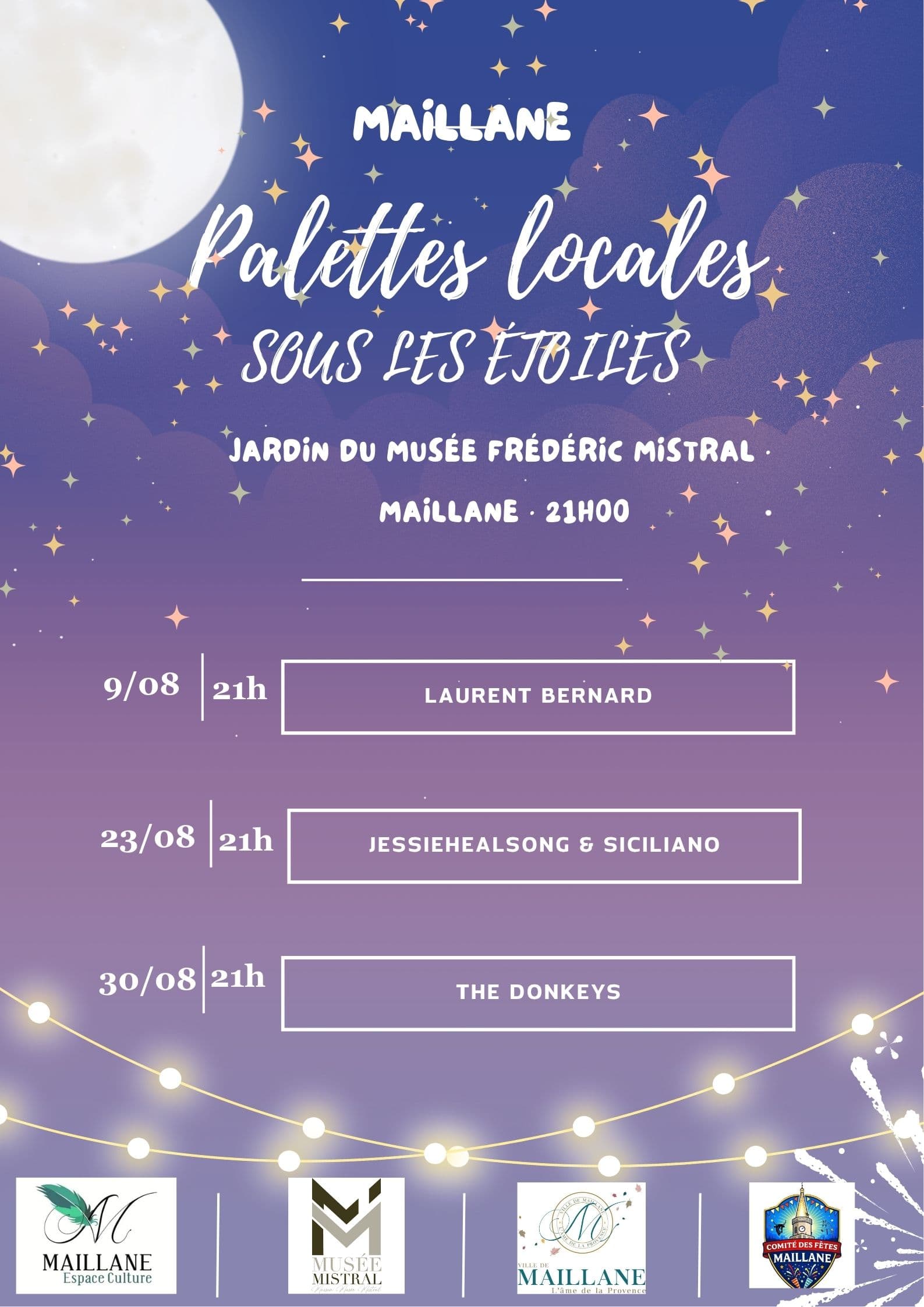 Palettes locales sous les étoiles_Maillane