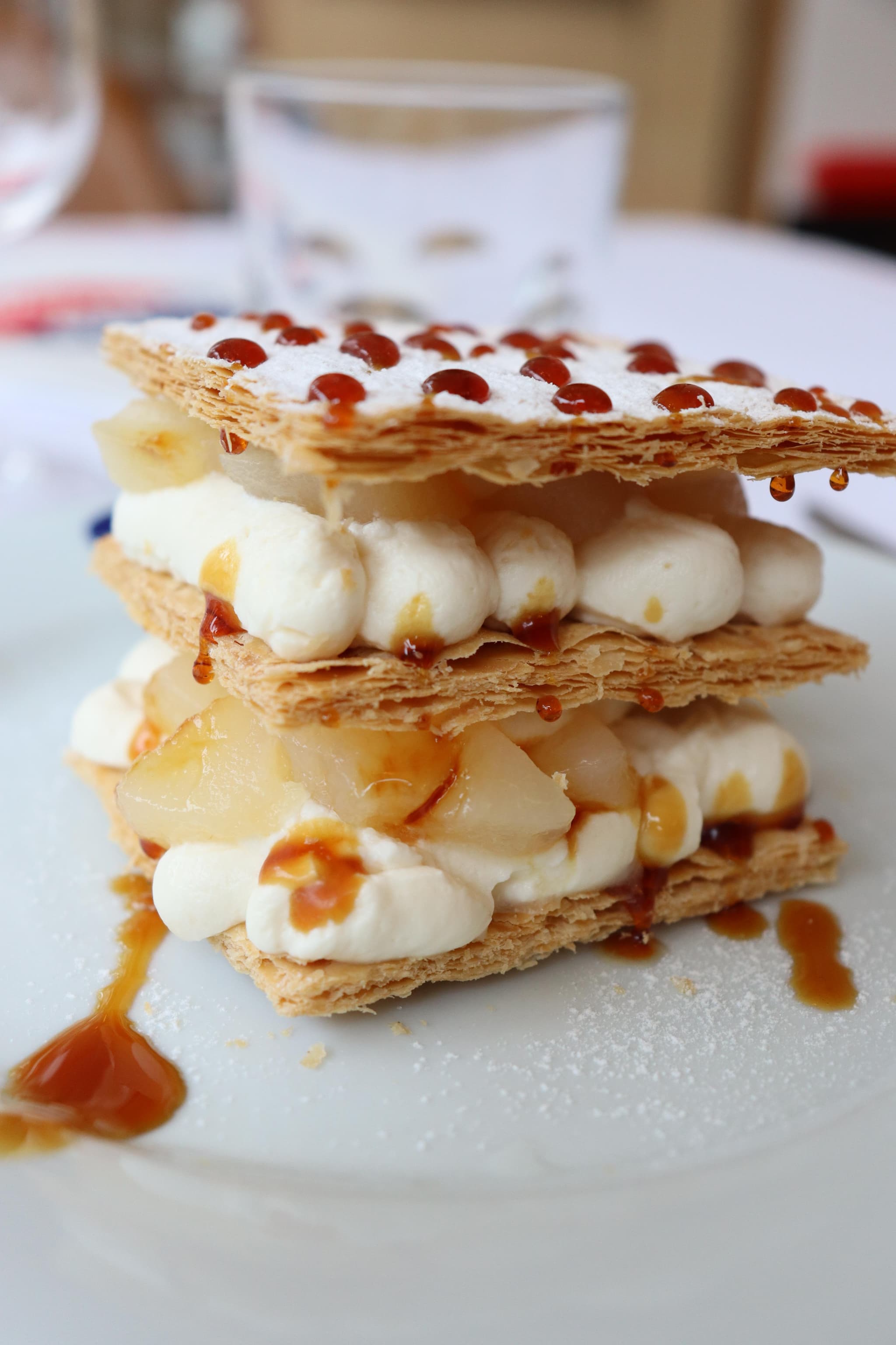 Millefeuille à la poire