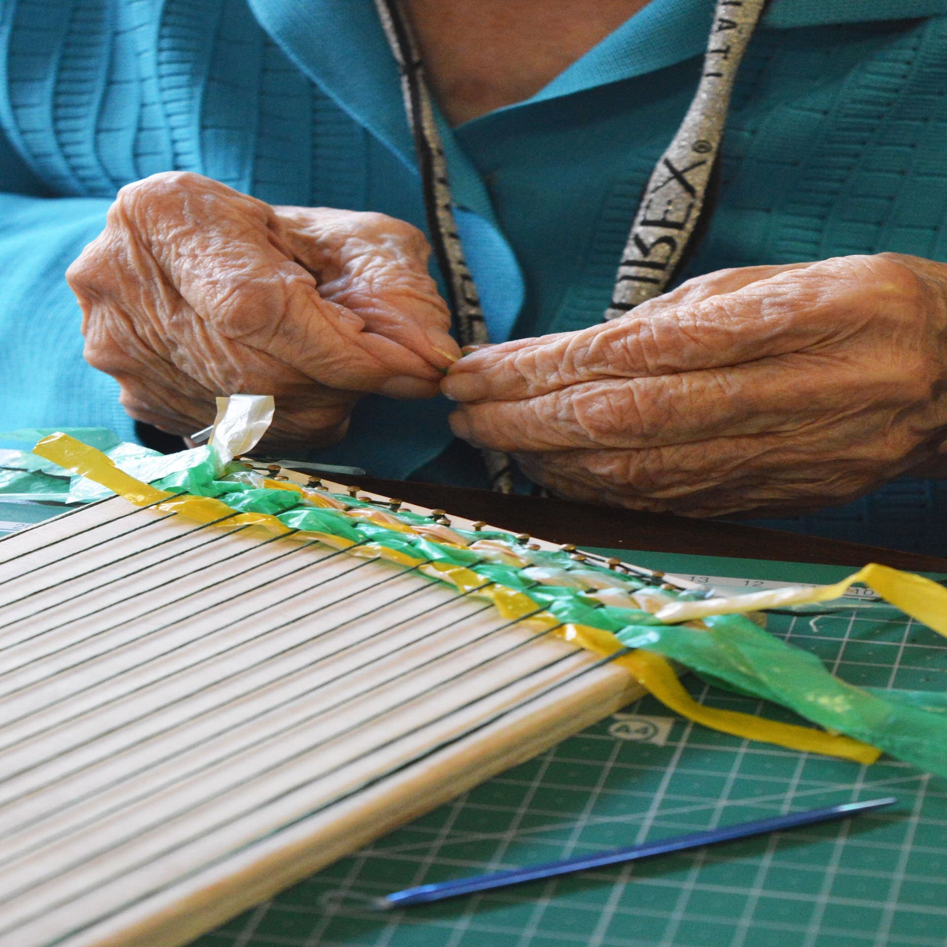 Atelier tissage et médiation environnementale_Martigues