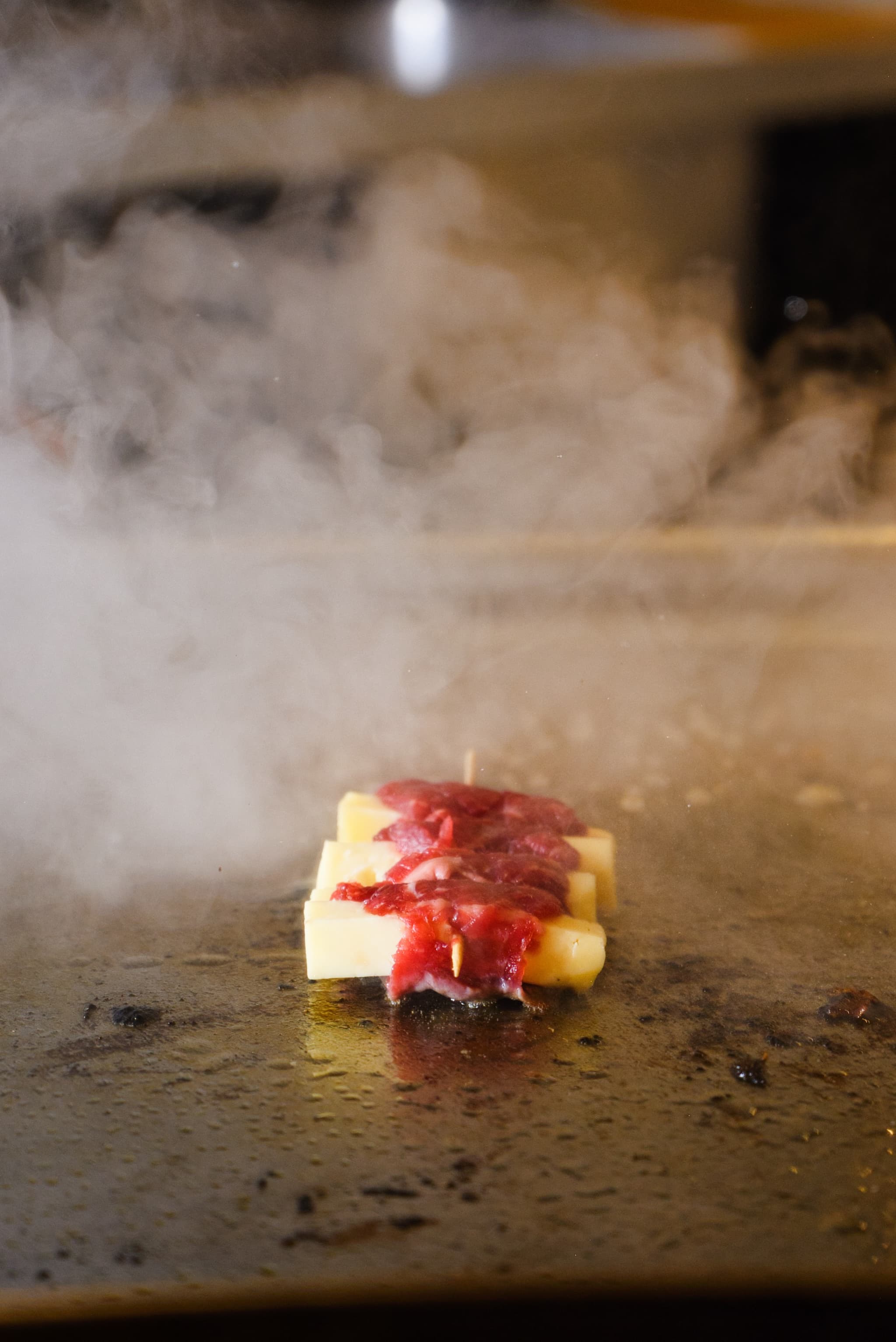 Yakitori boeuf comté