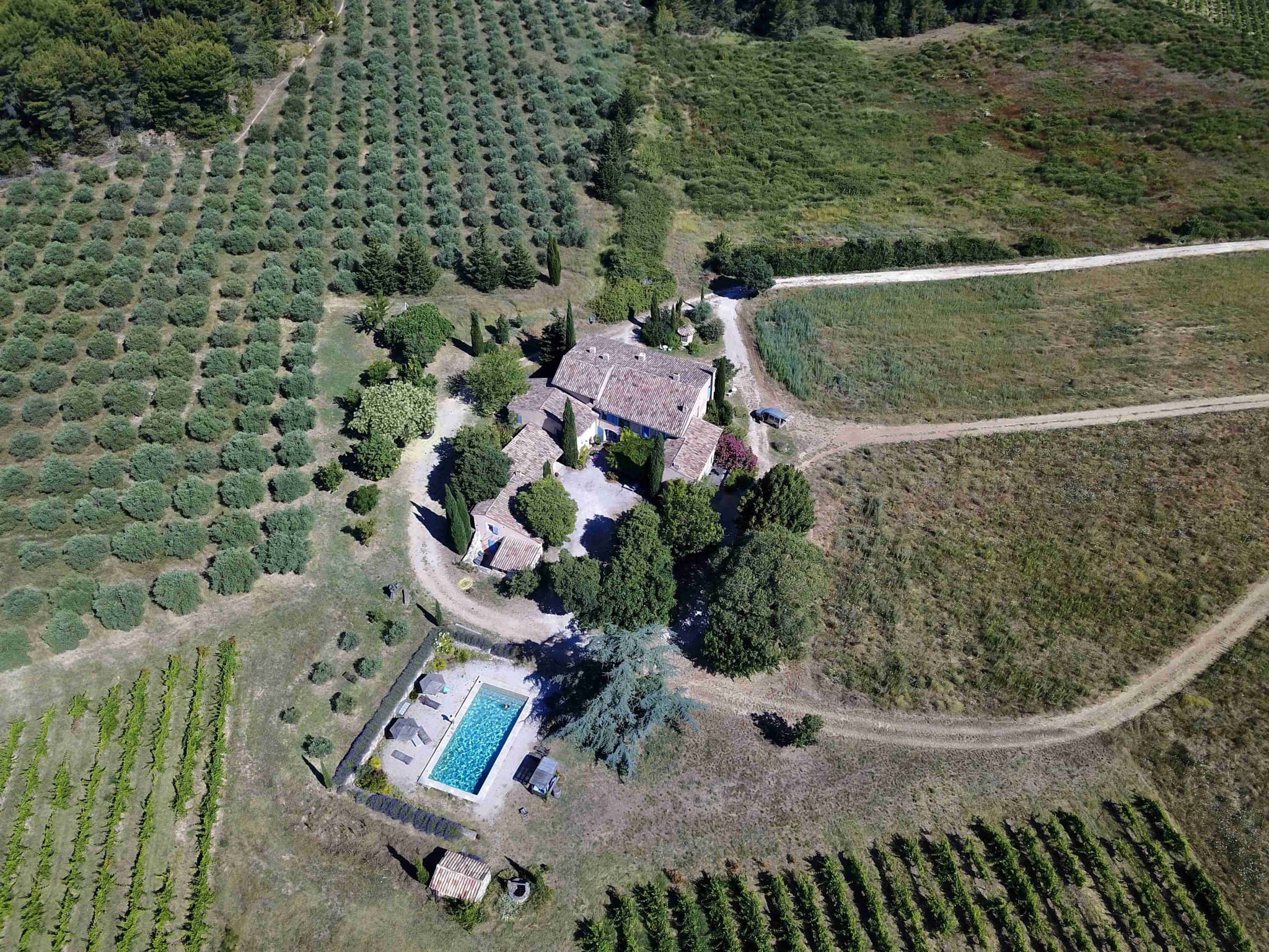 Domaine du Coffre vue drone