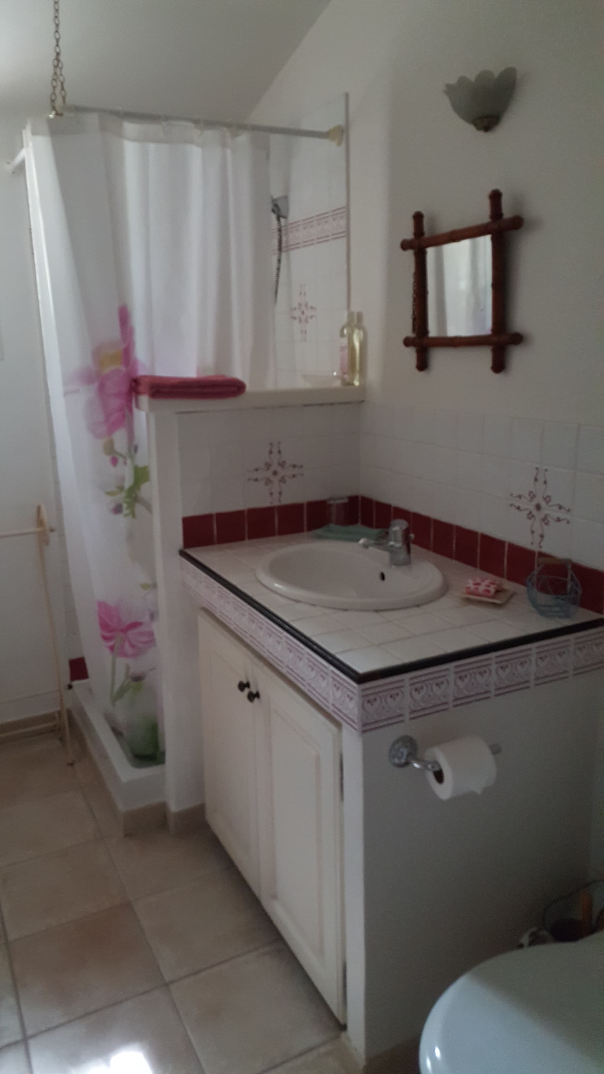 Sale de bain chambre Rose