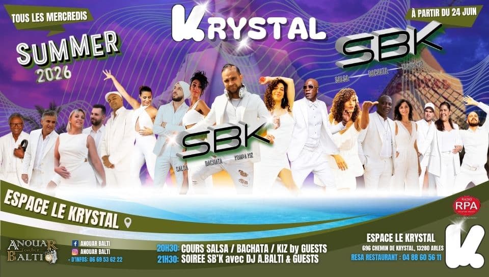 Les mercredis SBK au Krystal - Summer 2026_Arles