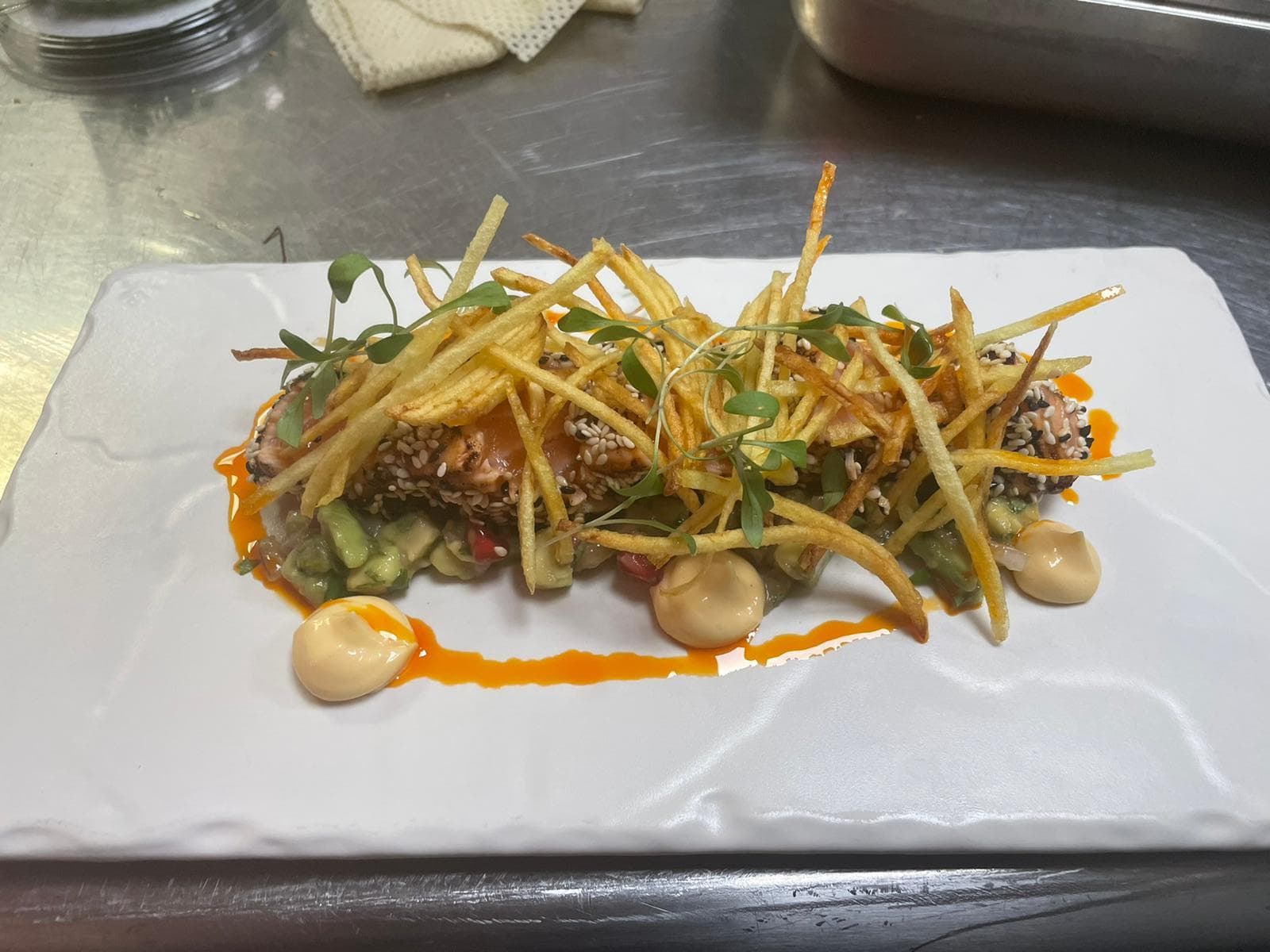 Tataki de saumon