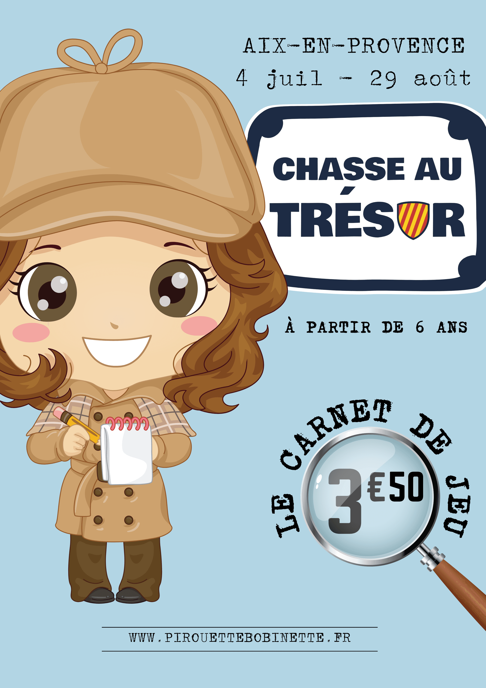 Chasse au trésor - Charlotte Colmes et le mystère d'Ais de Prouvènço"