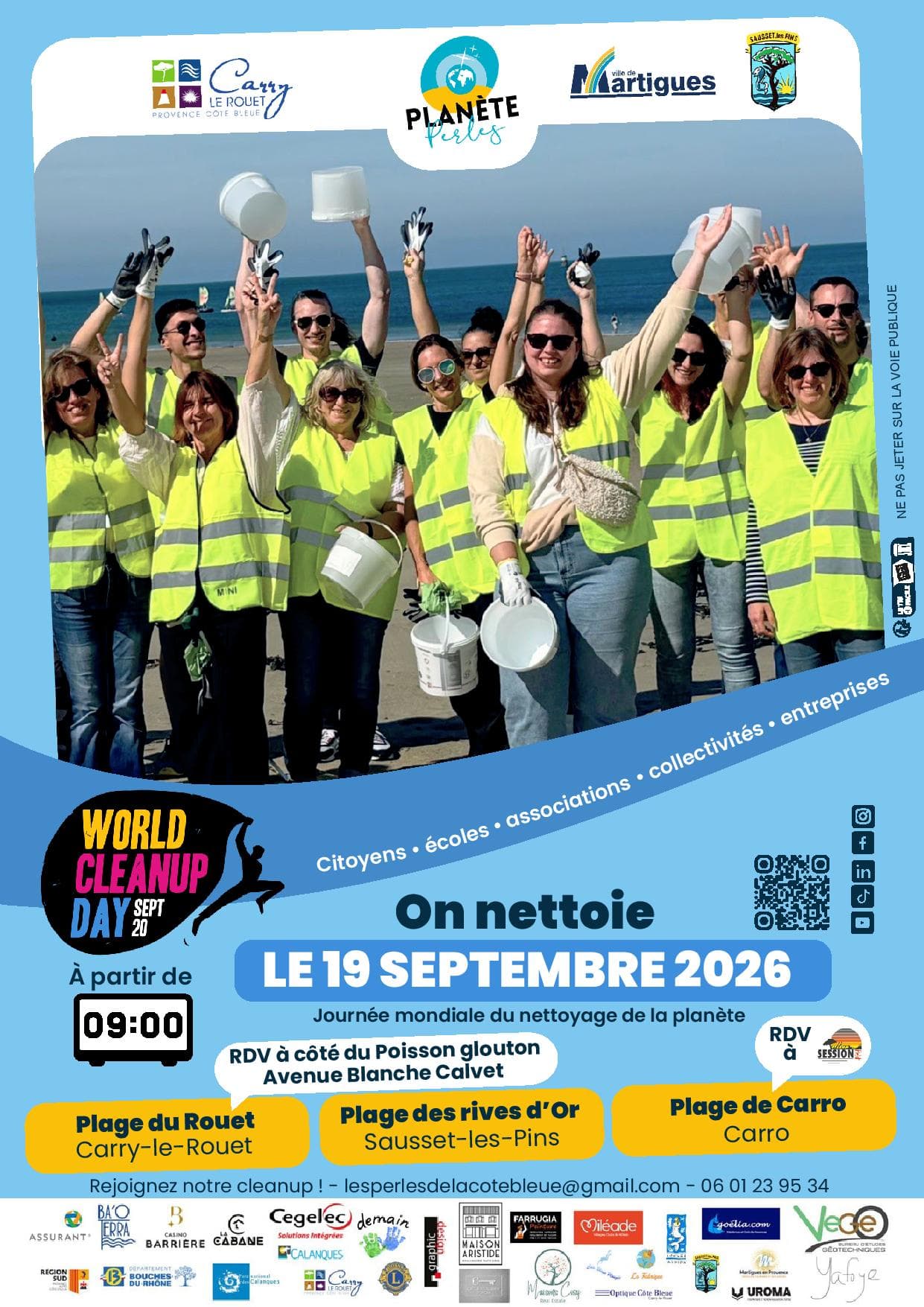 World Clean Up Day"_Sausset-les-Pins