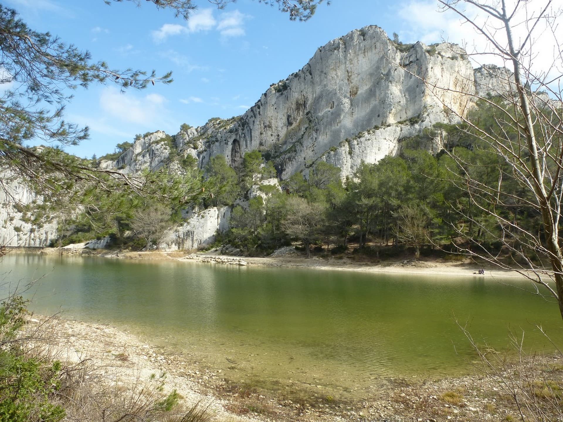 Lac du Peiroou à Saint-Rémy-de-Provence