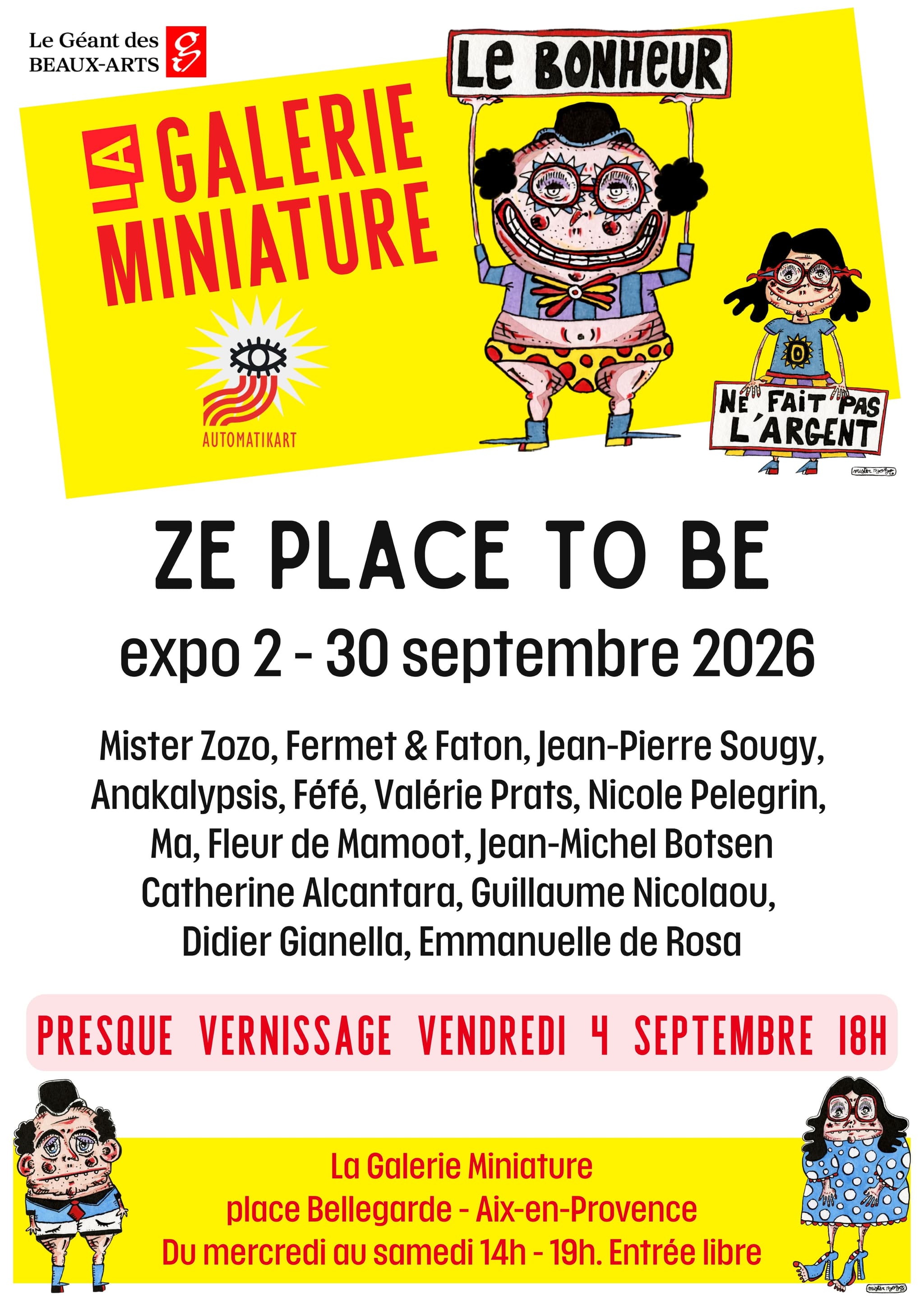 Affiche Ze place to be