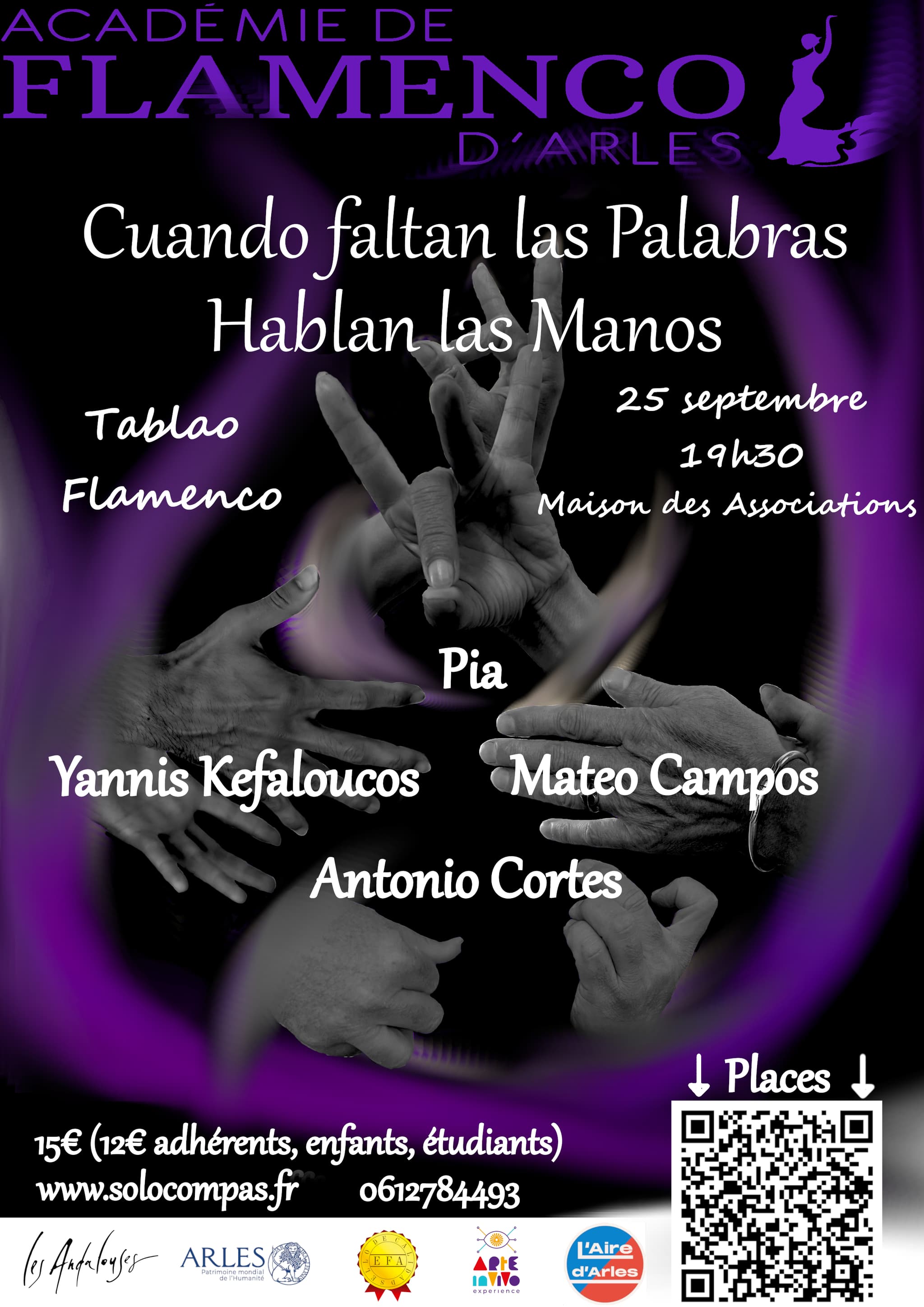 Tablao Flamenco "Cuando faltan las palabras, hablan las manos"