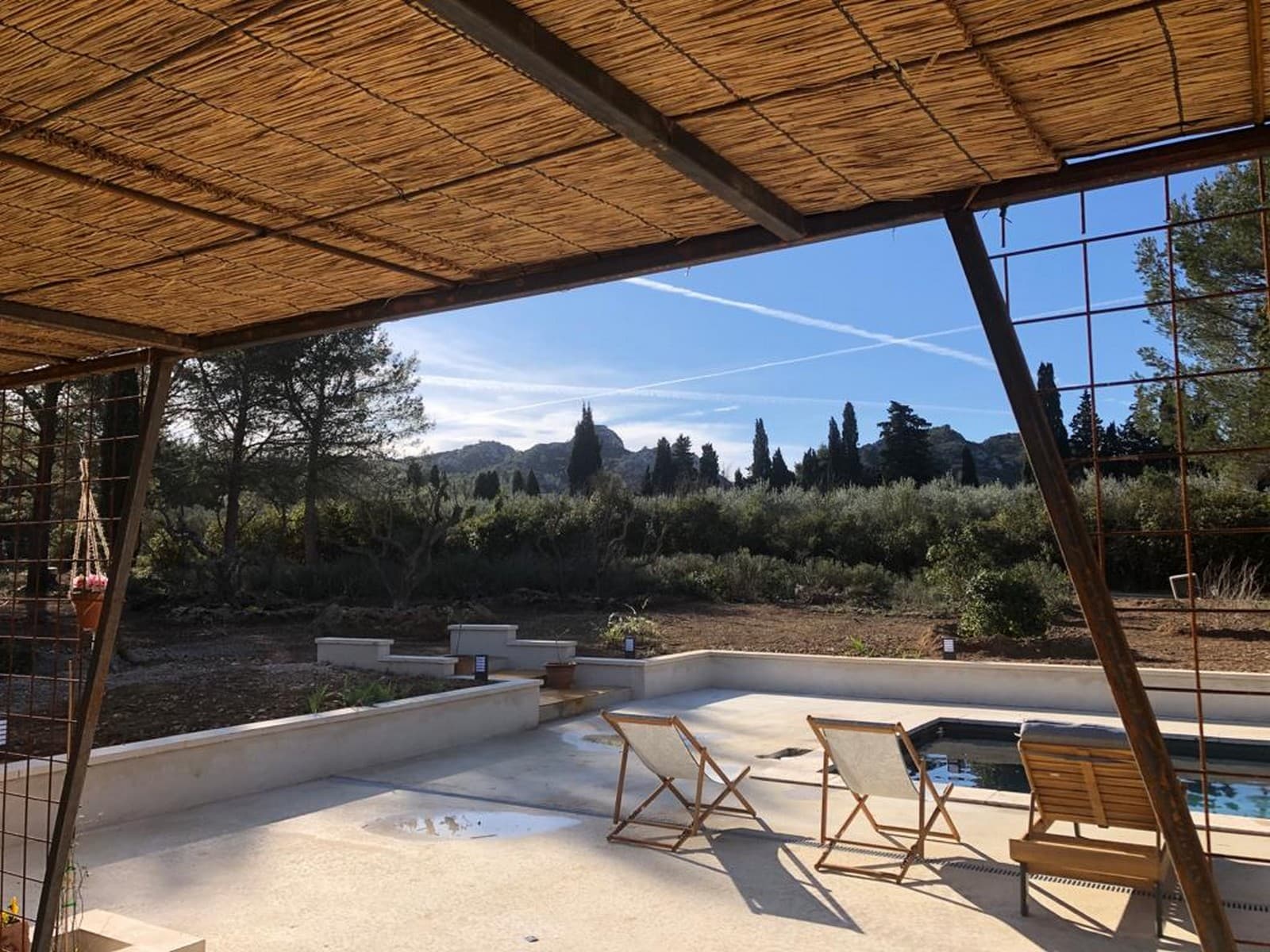 Mas de la Cadenière terrasse