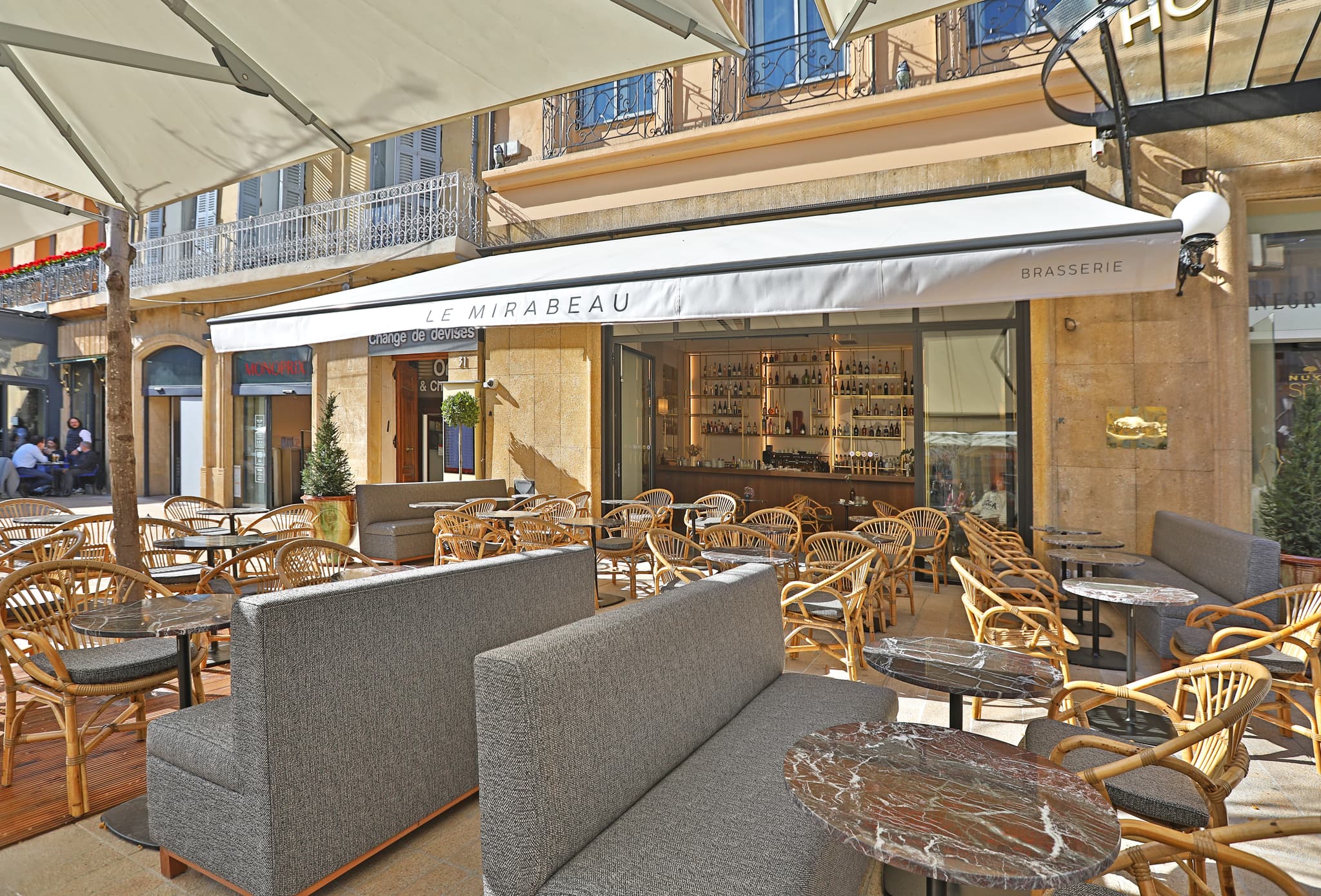 terrasse déjeuner aix
