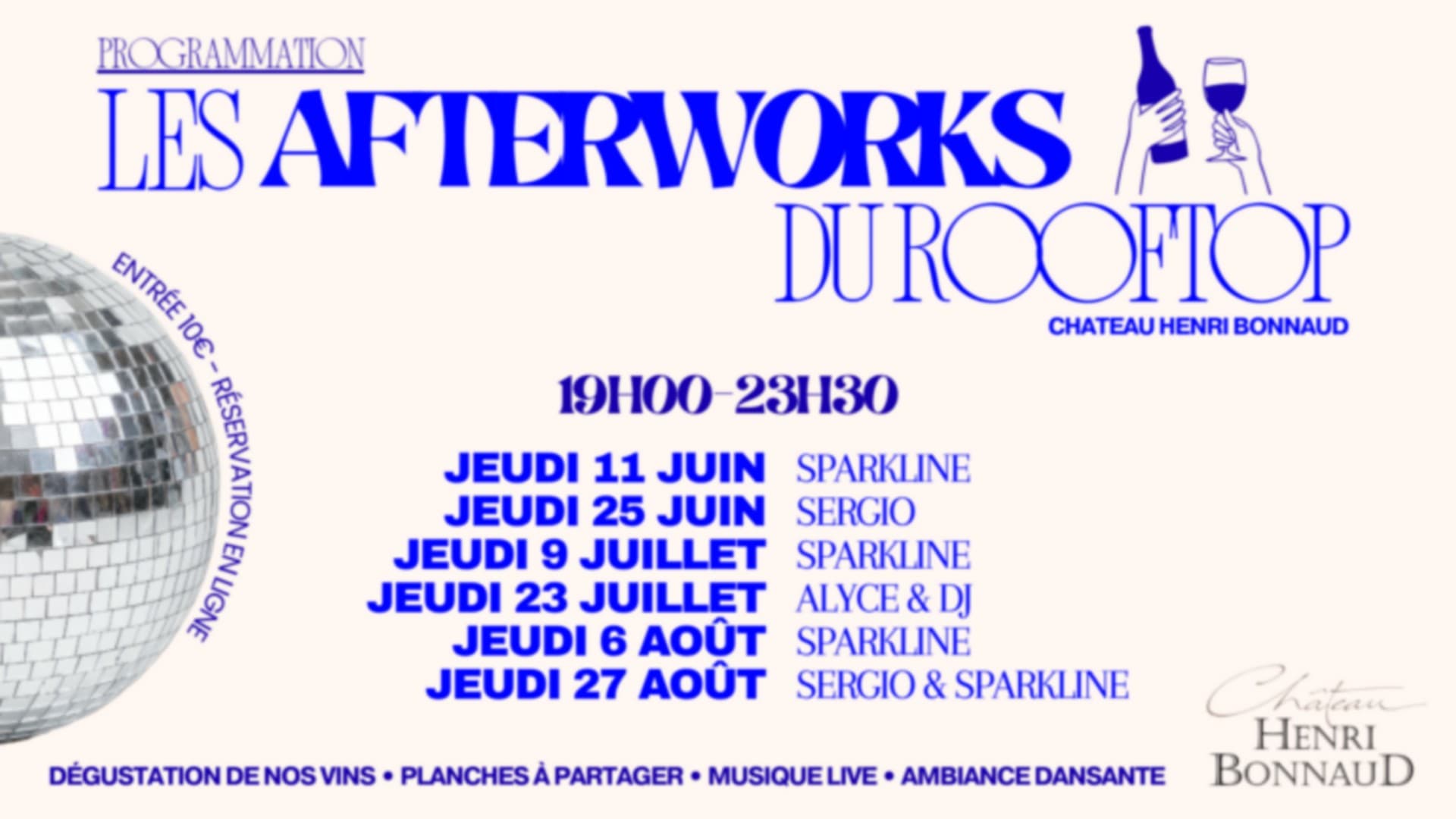 Afterwork du Rooftop au Château Henri Bonnaud_Le Tholonet