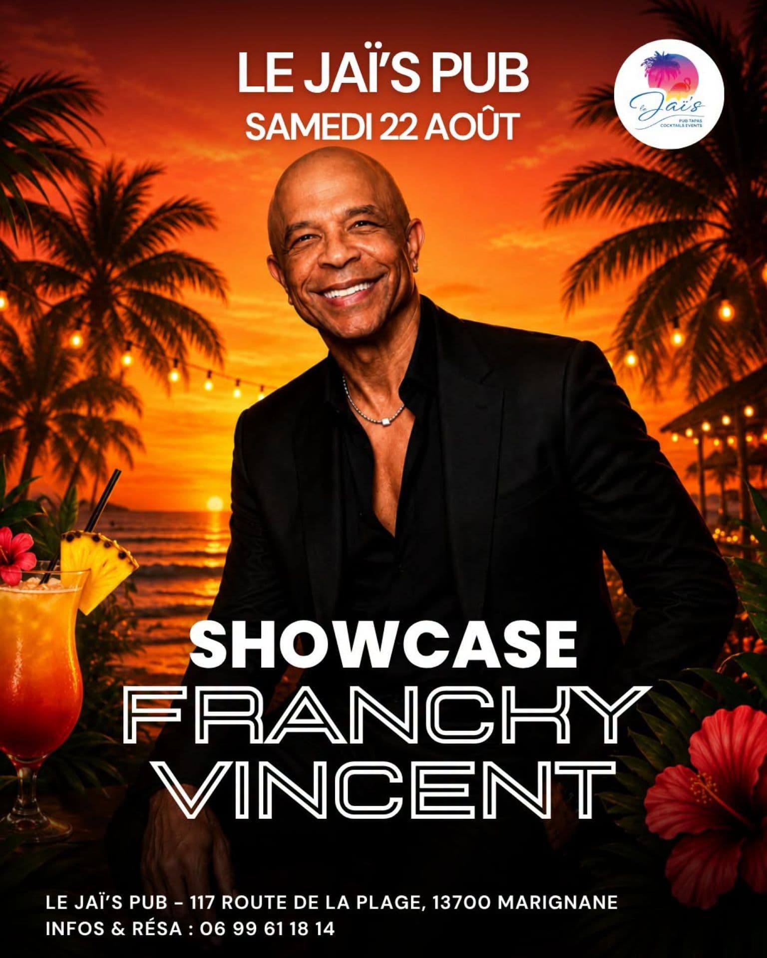 Showcase au Jaï's Pub : Francky Vincent